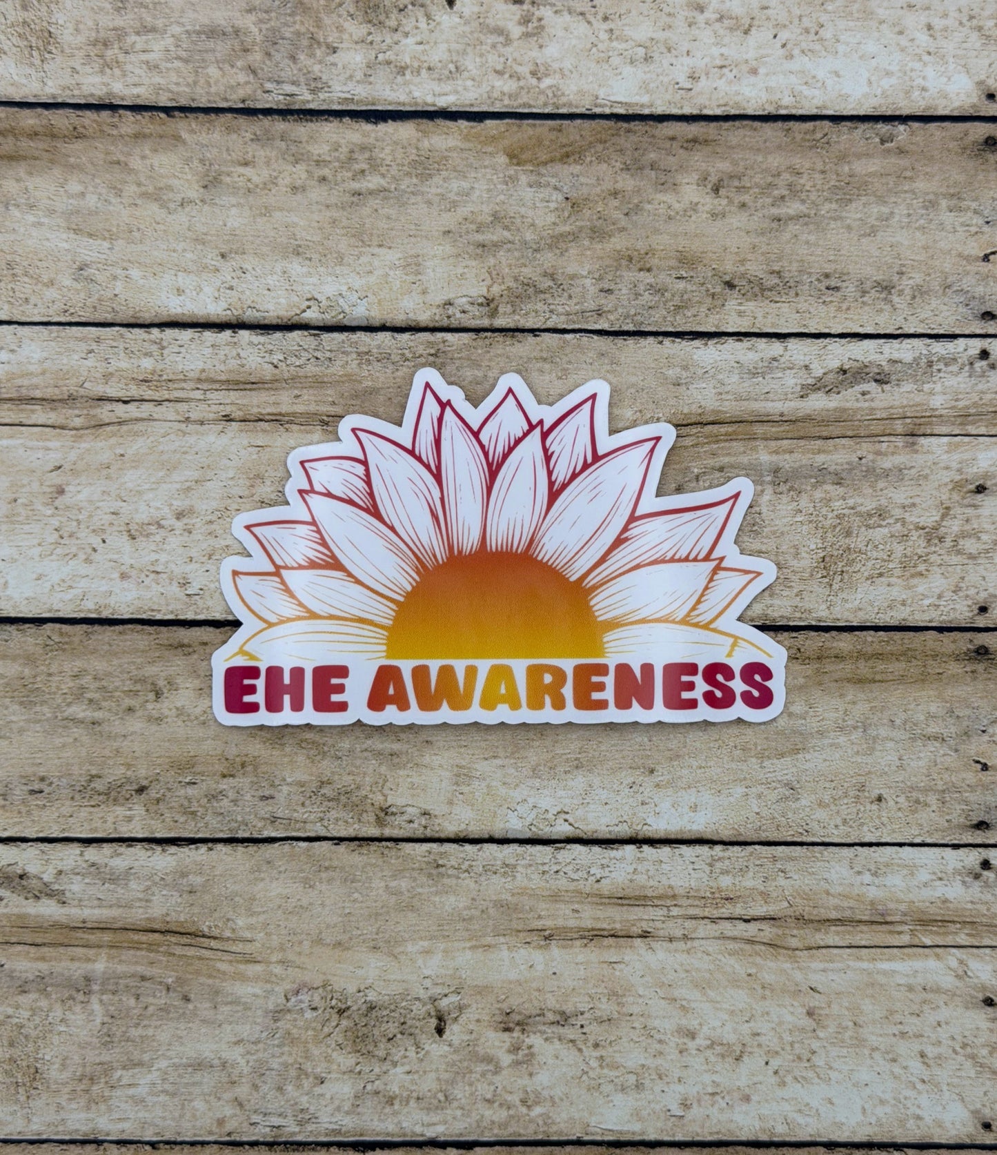 EHE Awareness Sunflower Sticker | Epithelioid Hemangioendothelioma