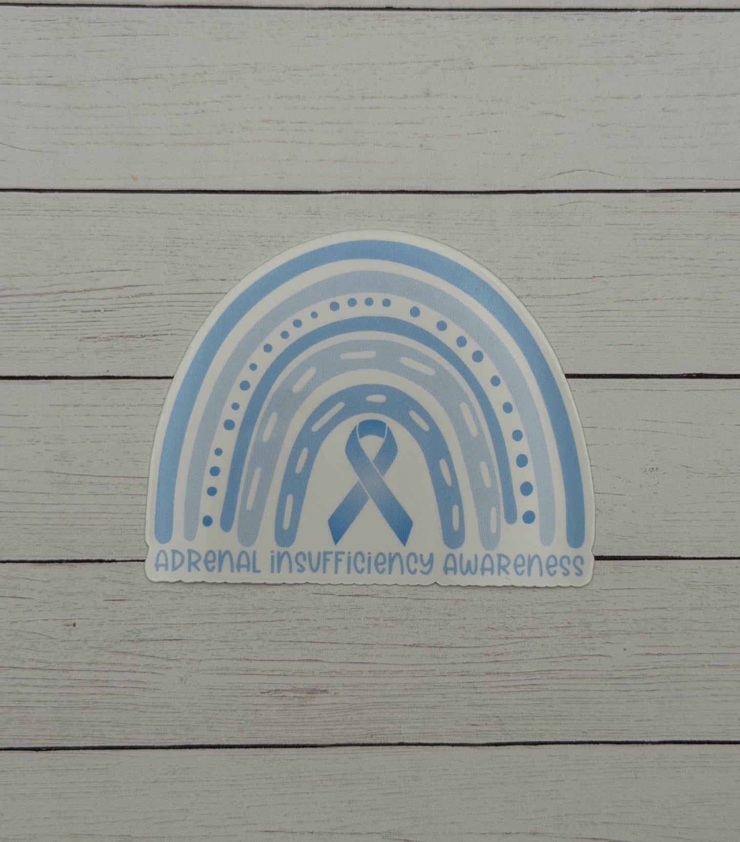 Adrenal Insufficiency Awareness Rainbow Sticker