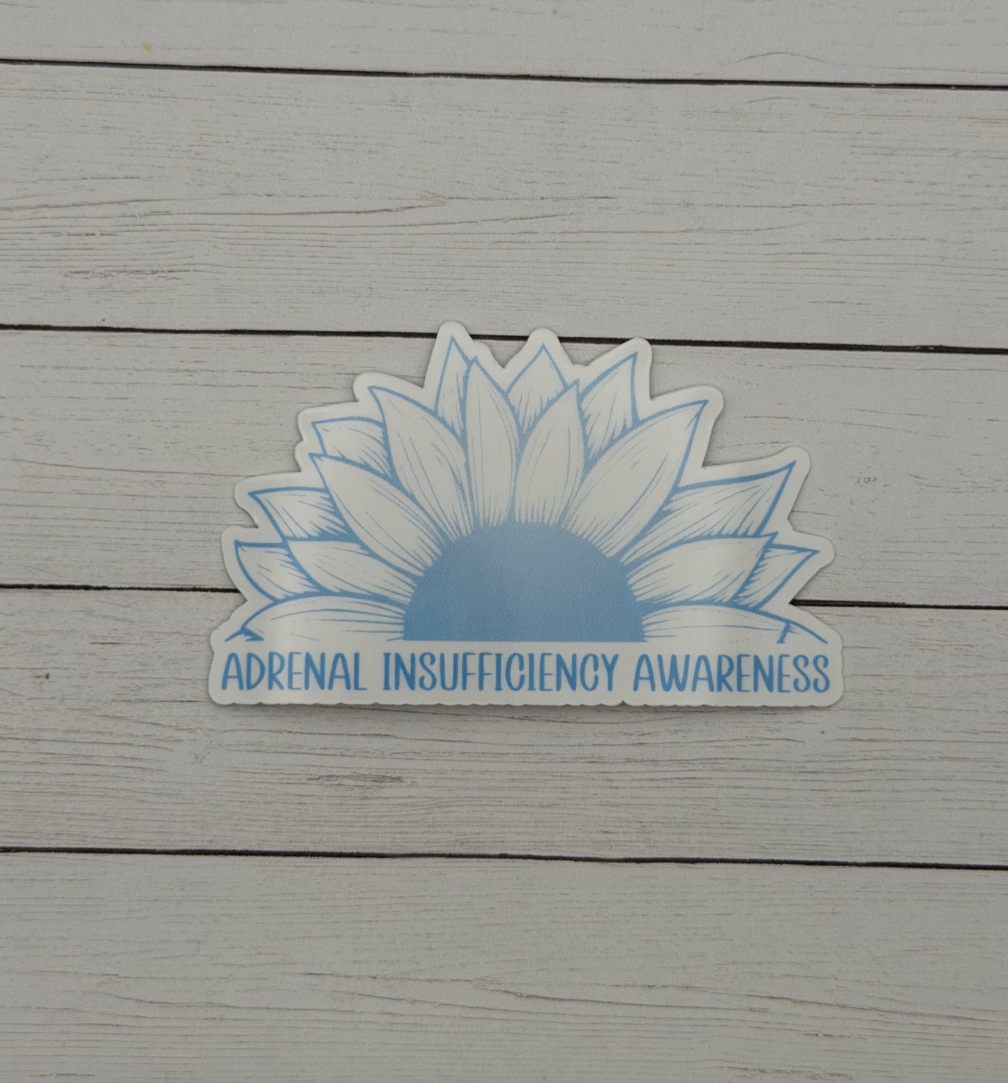 Adrenal Insufficiency Awareness Sunflower Sticker