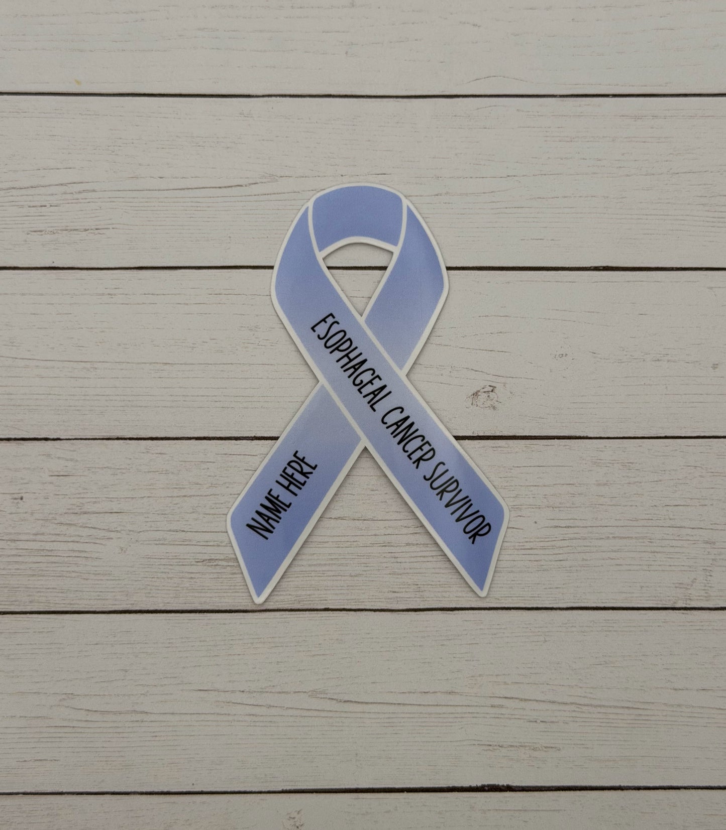 Esophageal Cancer Survivor Custom Ribbon Sticker