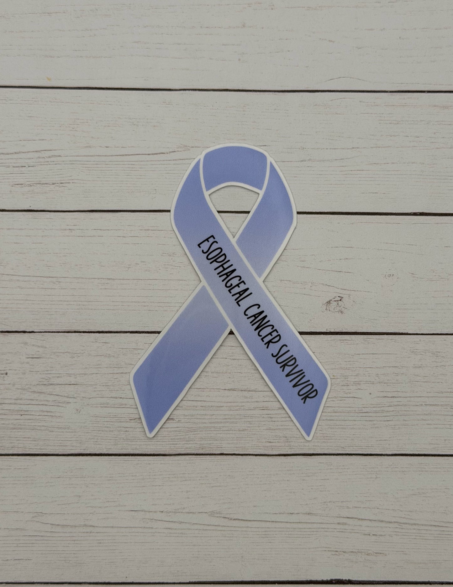 Esophageal Cancer Survivor Ribbon Sticker