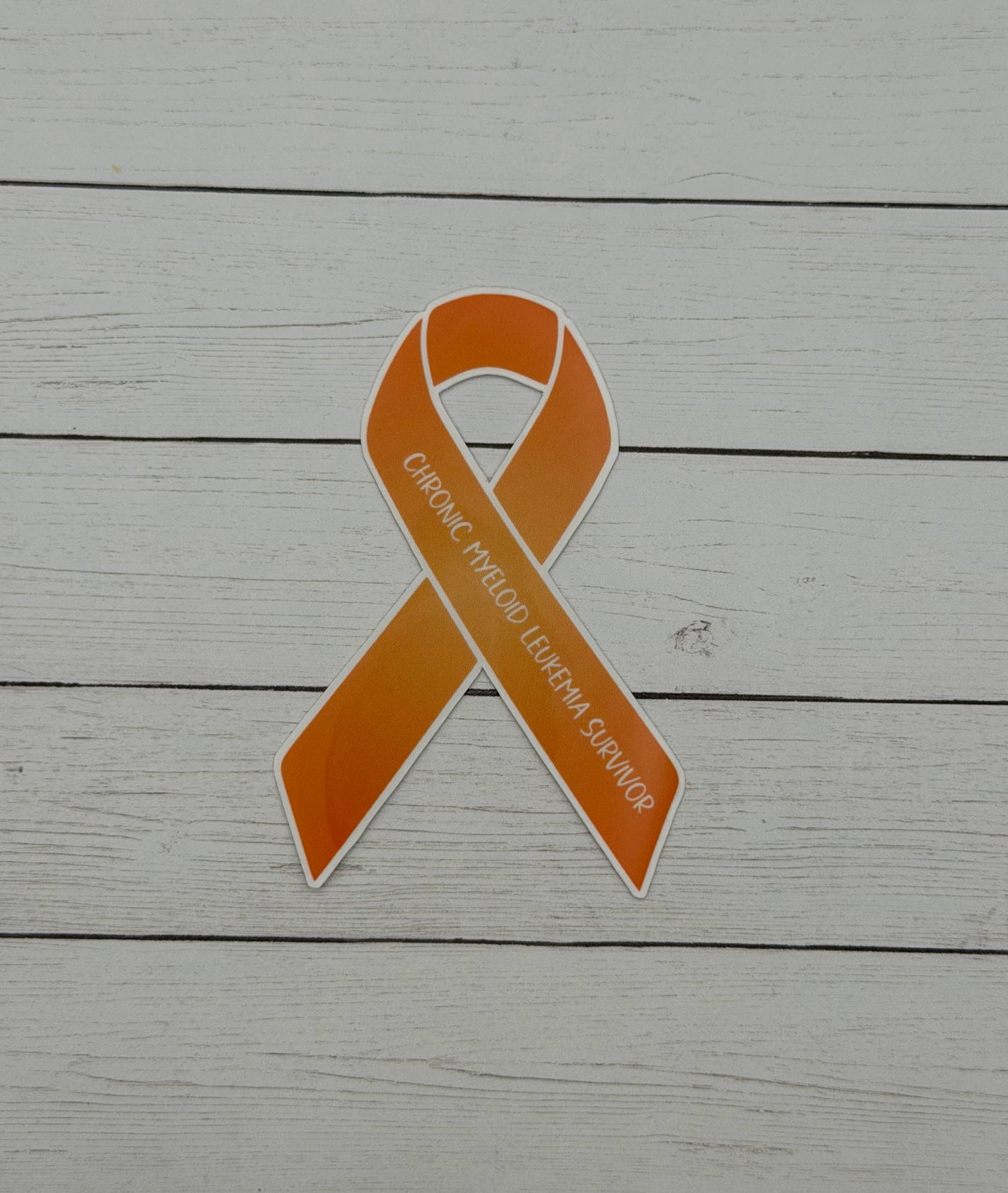 Chronic Myeloid Leukemia Survivor Ribbon Sticker