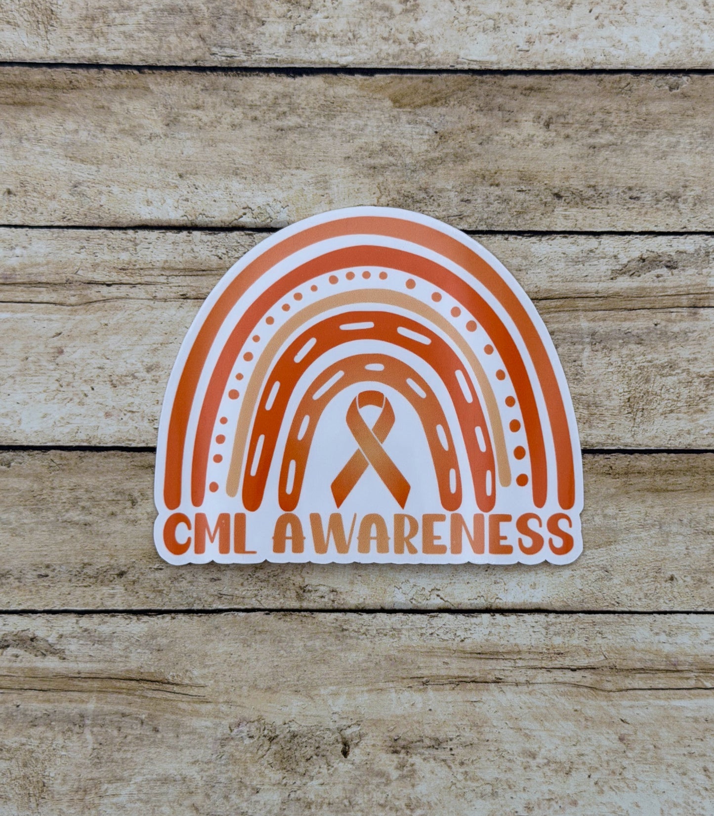 CML Awareness Rainbow Sticker | Chronic Myeloid Leukemia