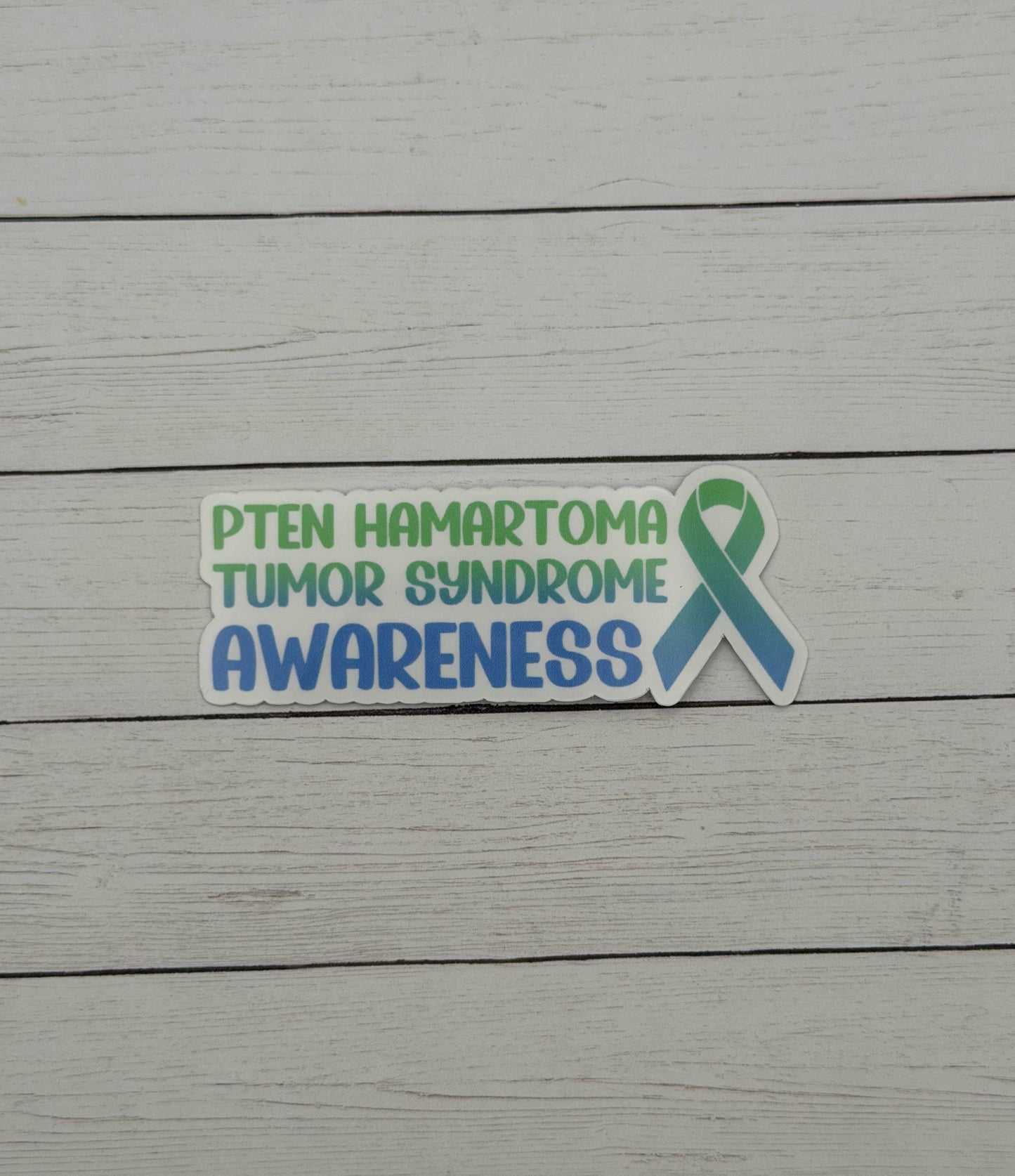 PTEN Hamartoma Tumor Syndrome Awareness with Ribbon Sticker
