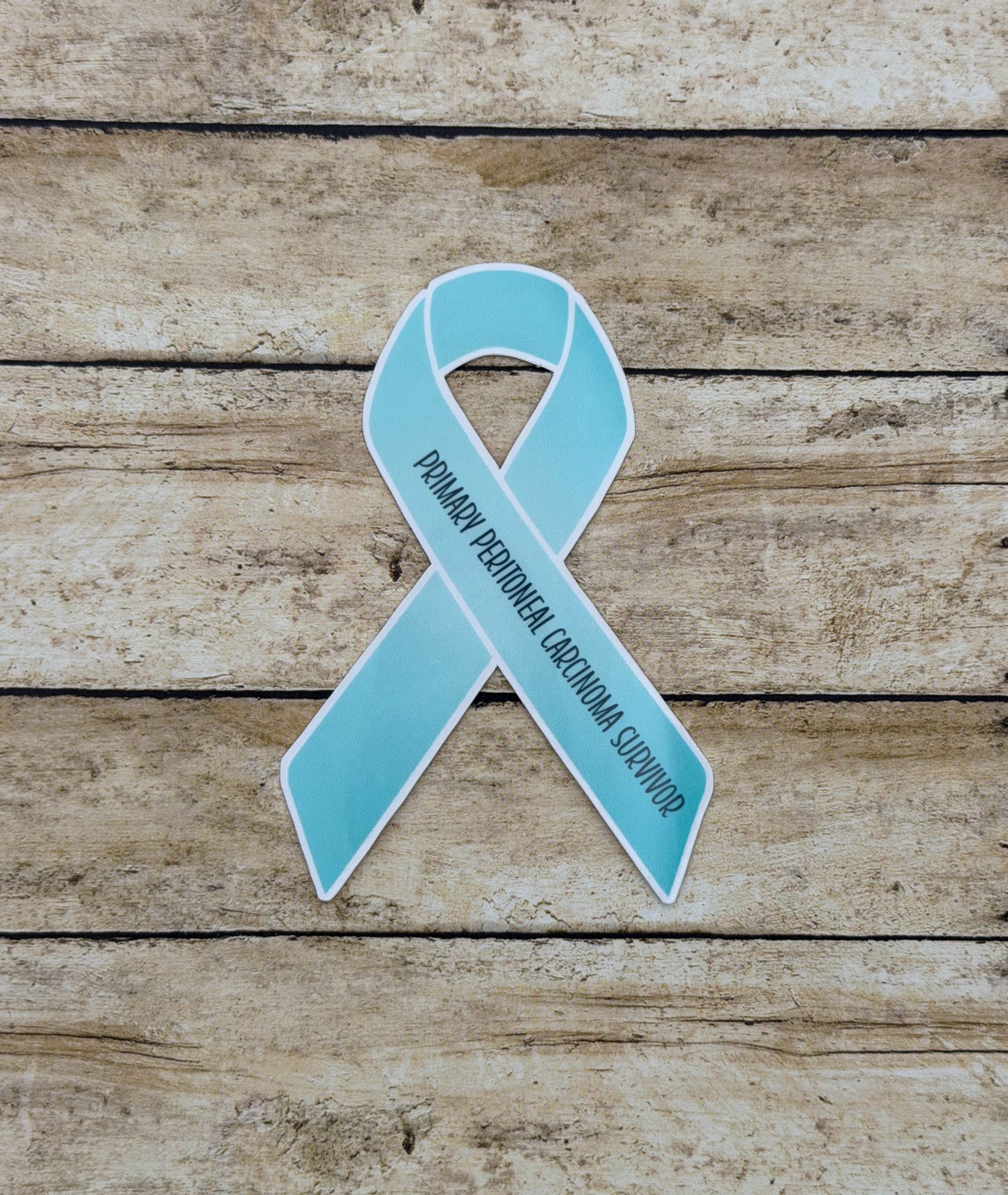 Primary Peritoneal Carcinoma Survivor Ribbon Sticker