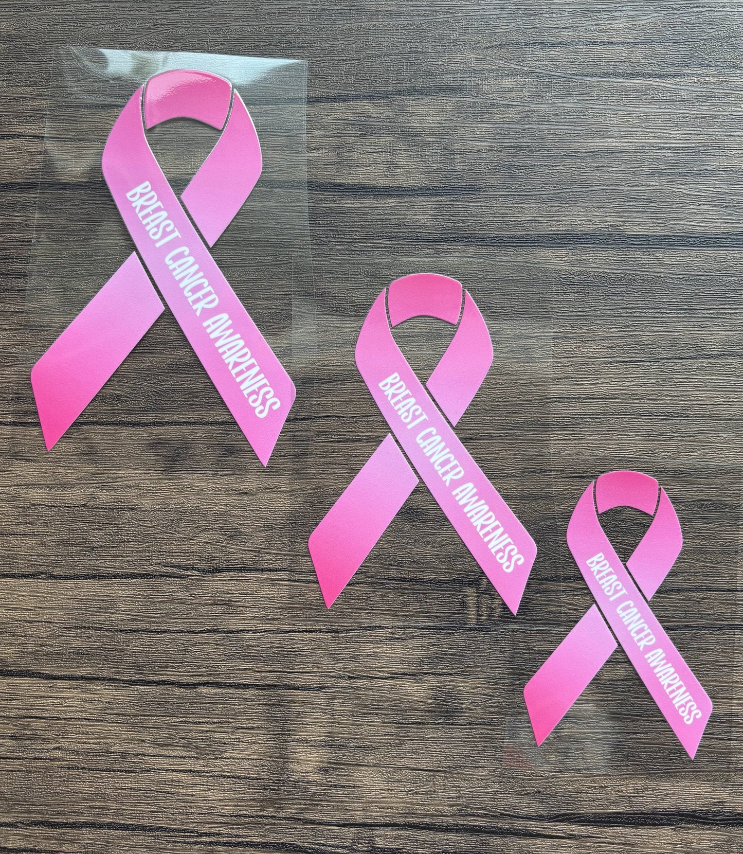 Breast Cancer Awareness Ribbon Car Decal