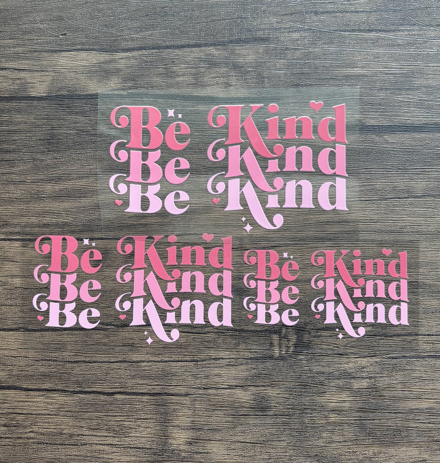 Be Kind Pinkish Car Decal