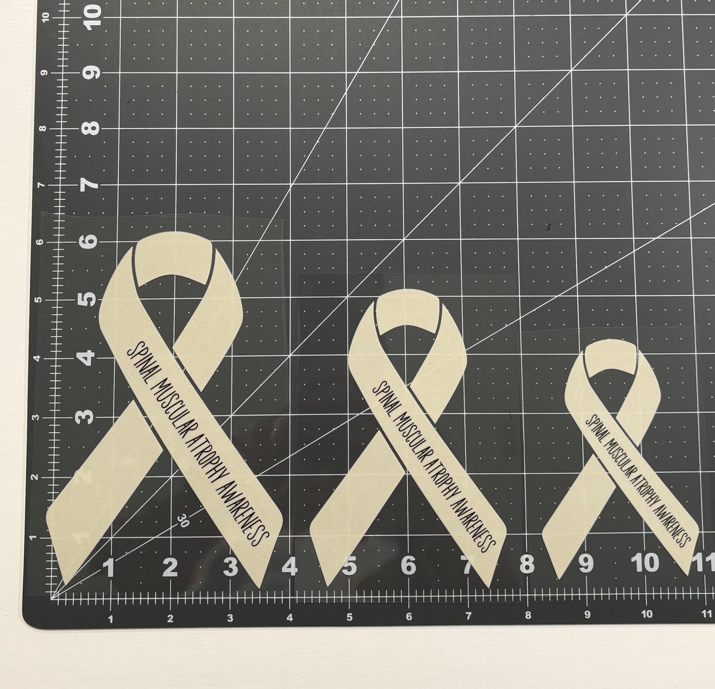 Spinal Muscular Atrophy Awareness Ribbon Car Decal