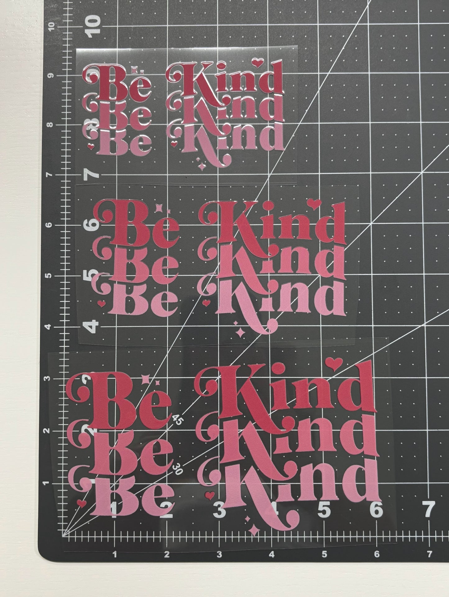 Be Kind Pinkish Car Decal