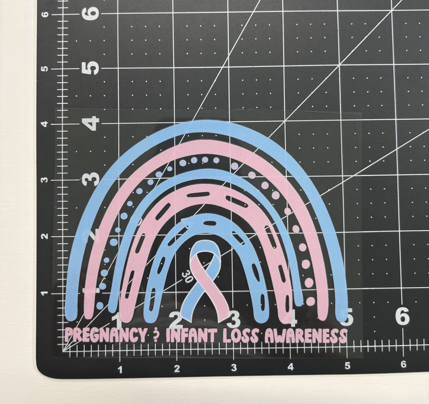 Pregnancy and Infant Loss Awareness Car Decal