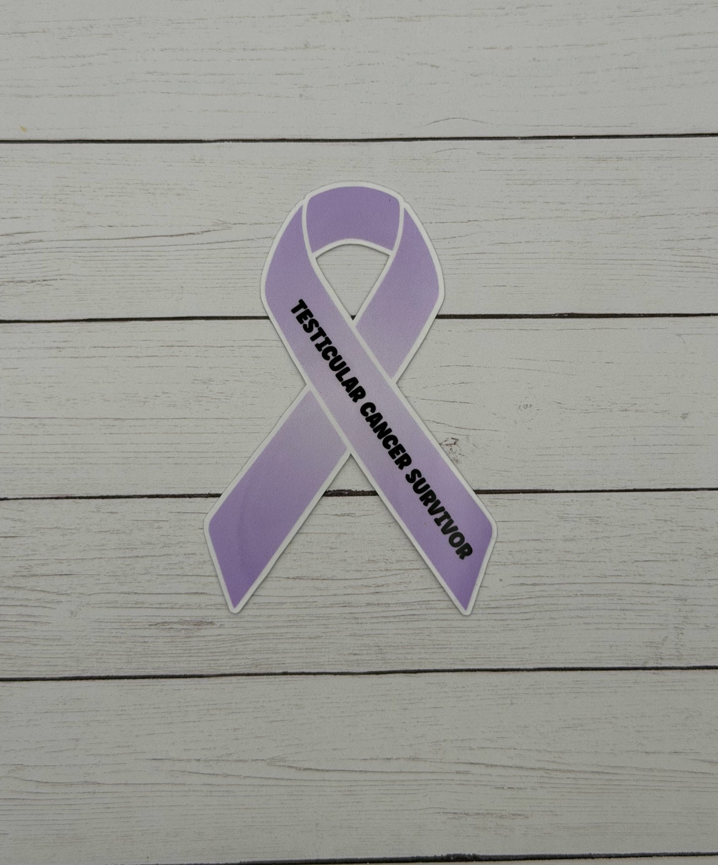 Testicular Cancer Survivor Ribbon Sticker