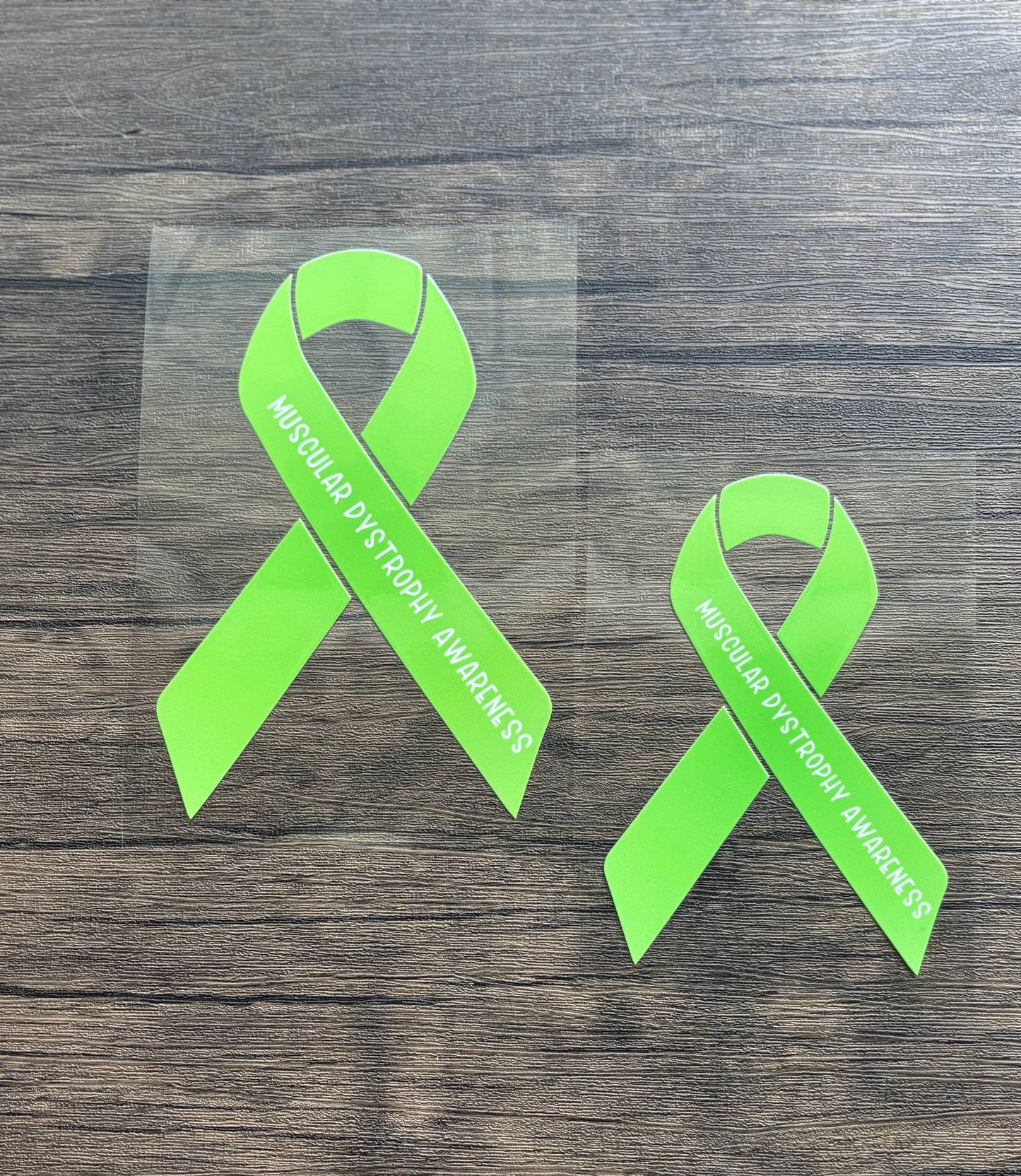 Muscular Dystrophy Awareness Ribbon Car Decal