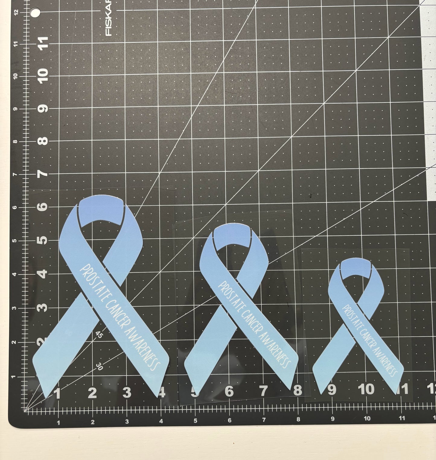 Prostate Cancer Awareness Ribbon Car Decal