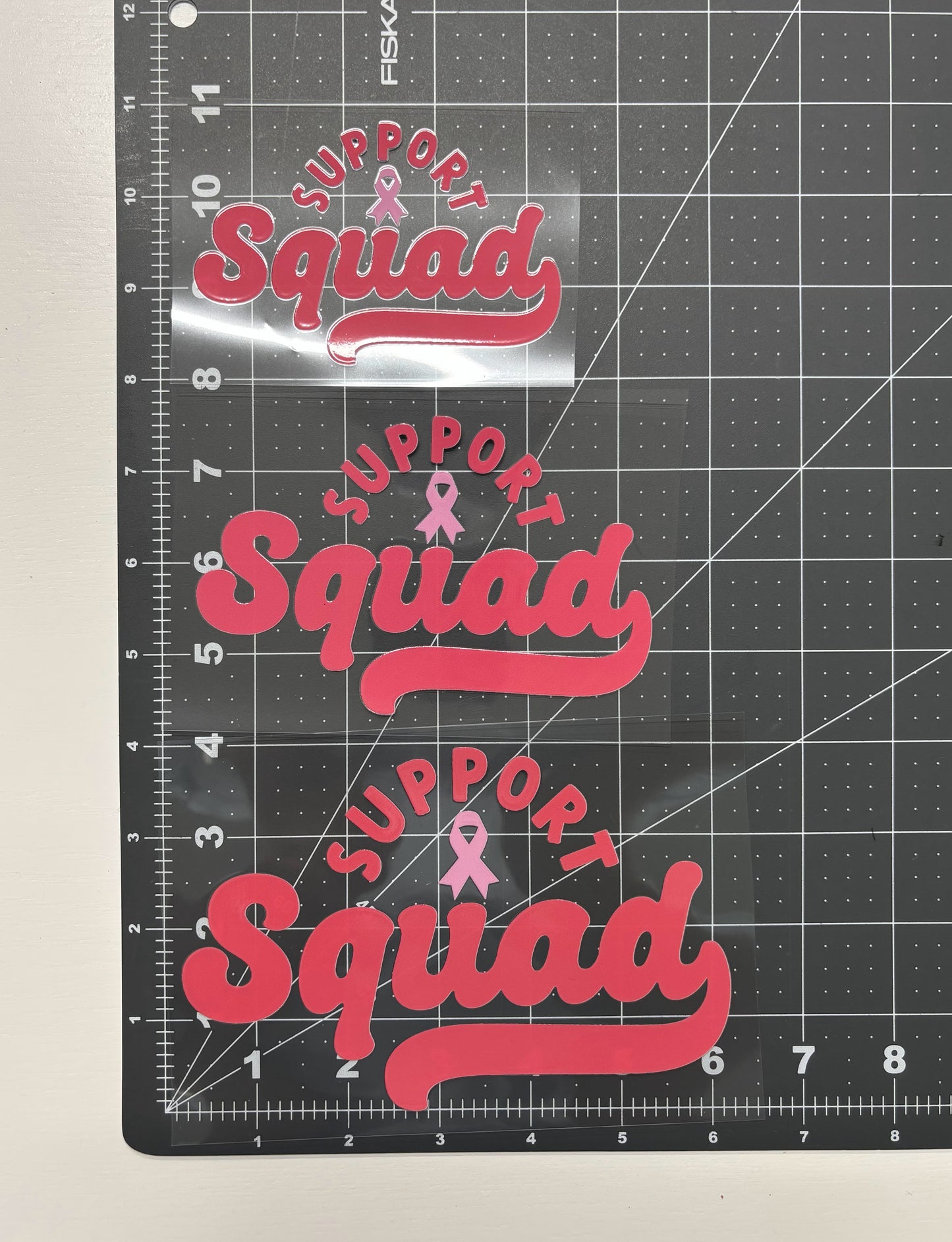 Support Squad Breast Cancer Awareness Car Decal