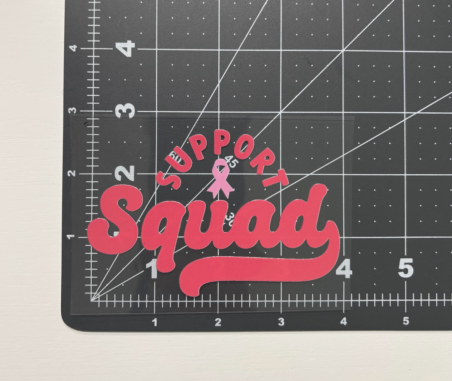 Support Squad Breast Cancer Awareness Car Decal
