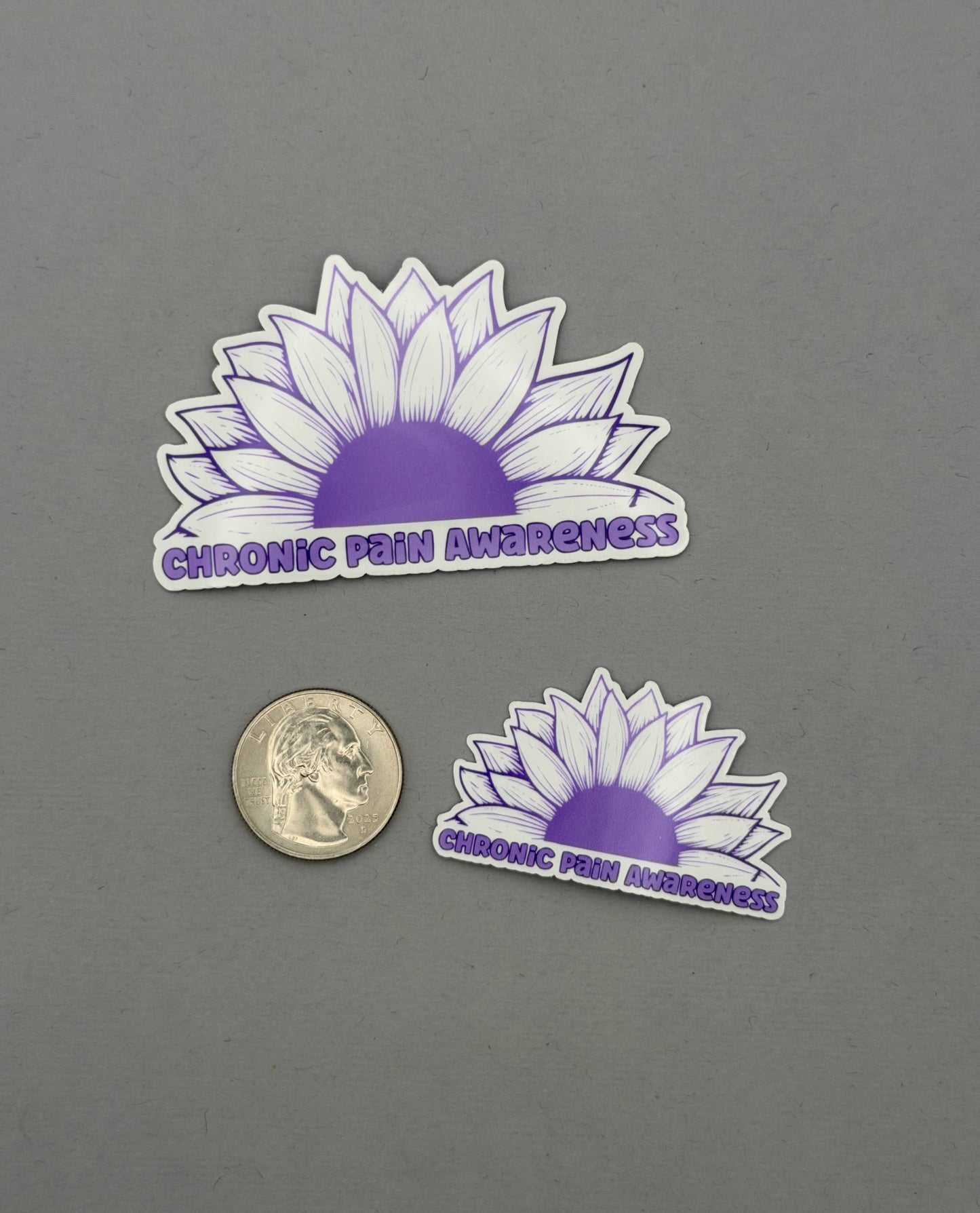 Chronic Pain Awareness Sunflower Sticker or Magnet