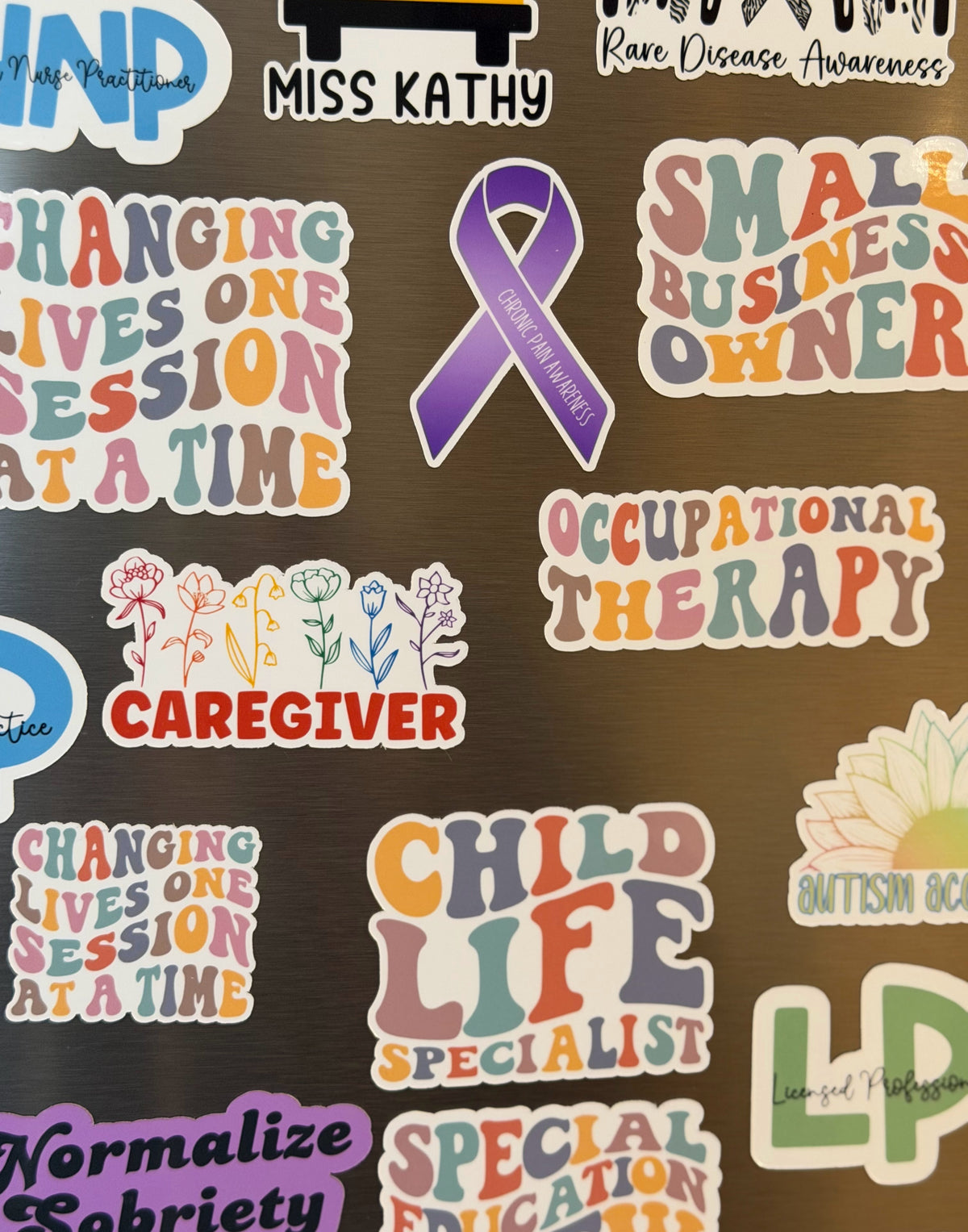 ME/CFS Awareness Custom Ribbon Sticker or Magnet