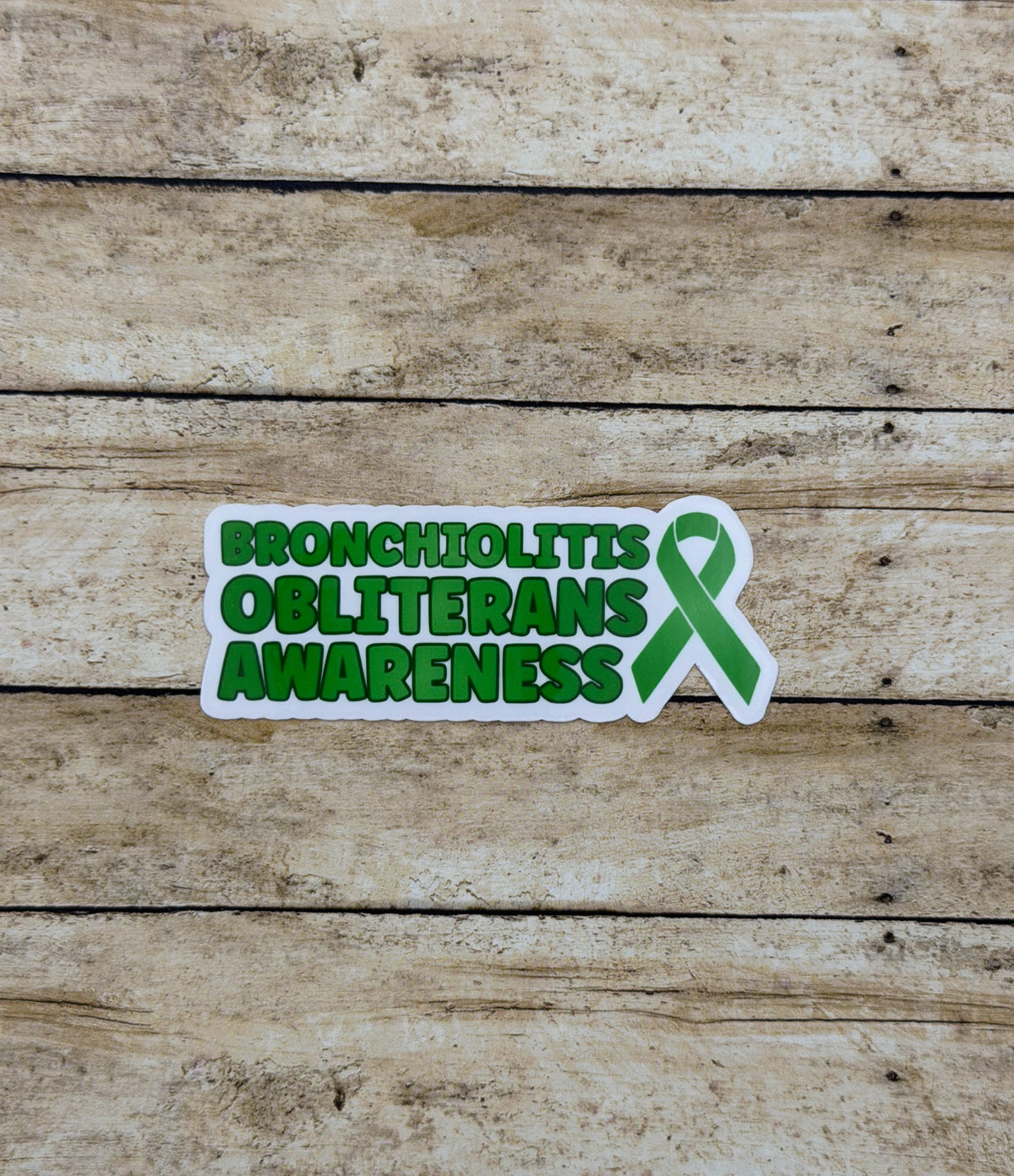 Bronchiolitis Obliterans Awareness with Ribbon Sticker or Magnet