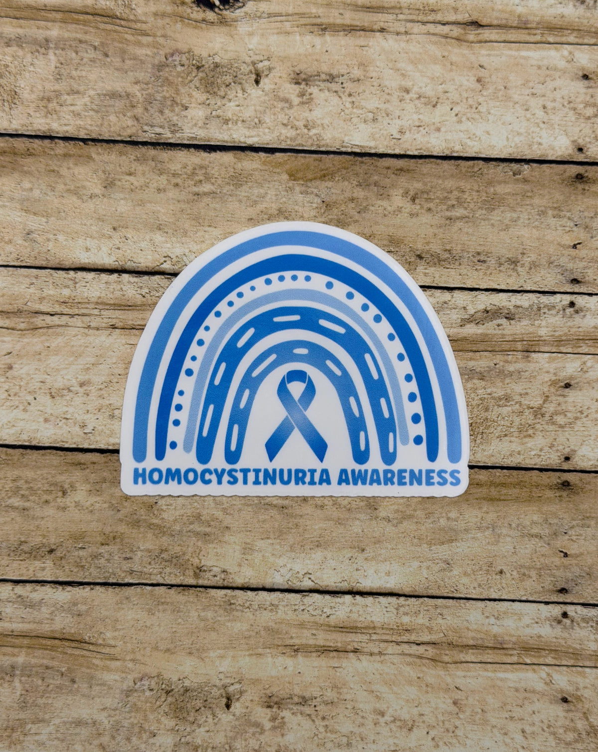 Homocystinuria Awareness Rainbow Sticker or Magnet