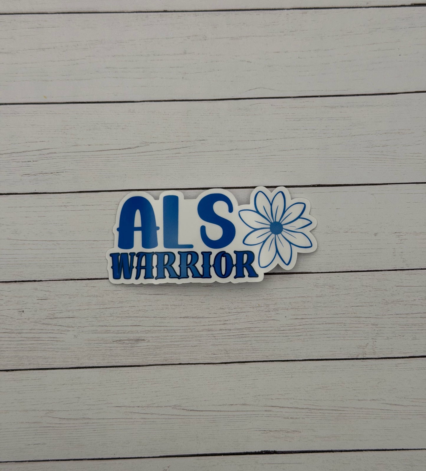 ALS Warrior Flower Sticker or Magnet