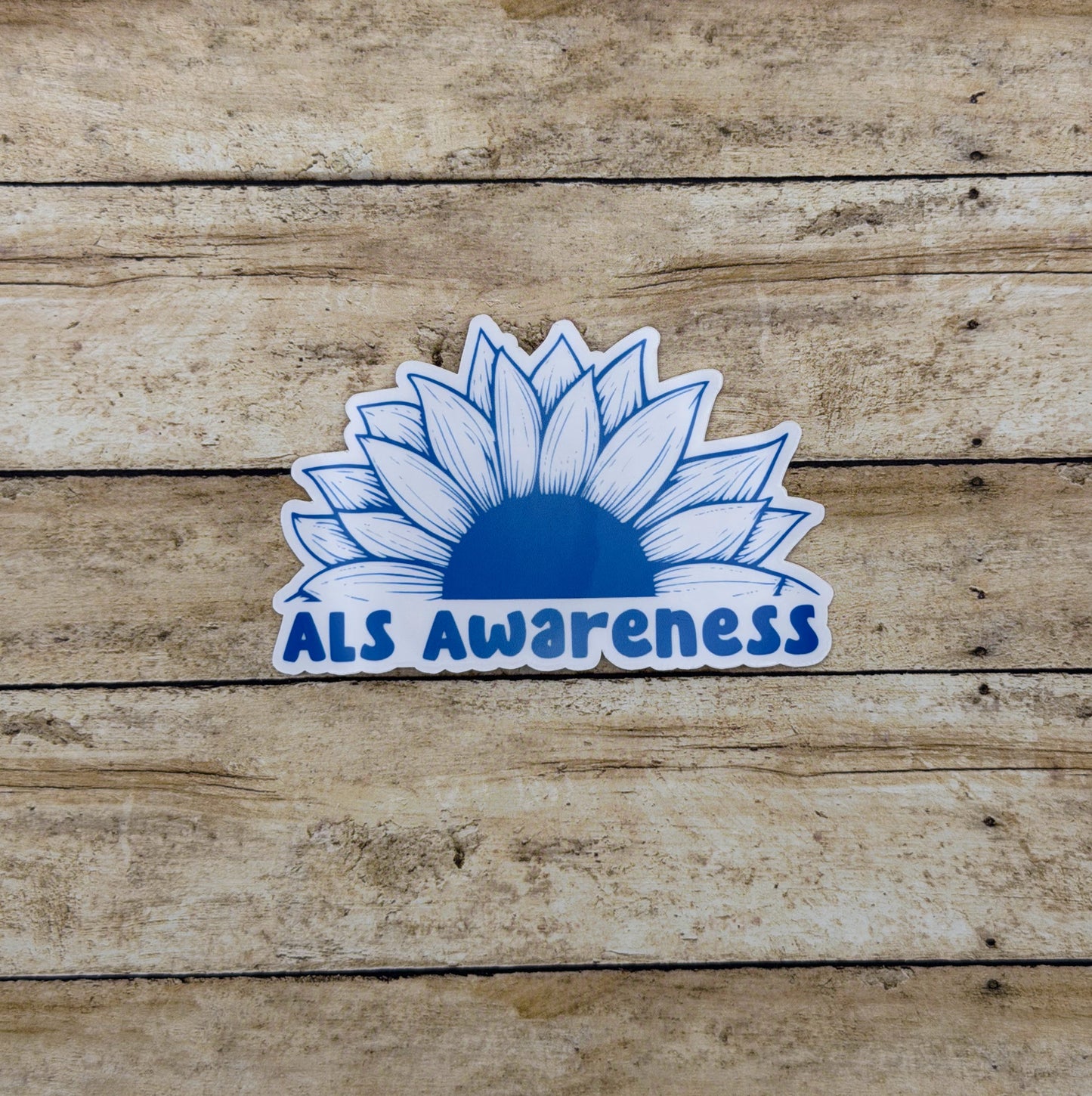 ALS Awareness Sunflower Sticker or Magnet