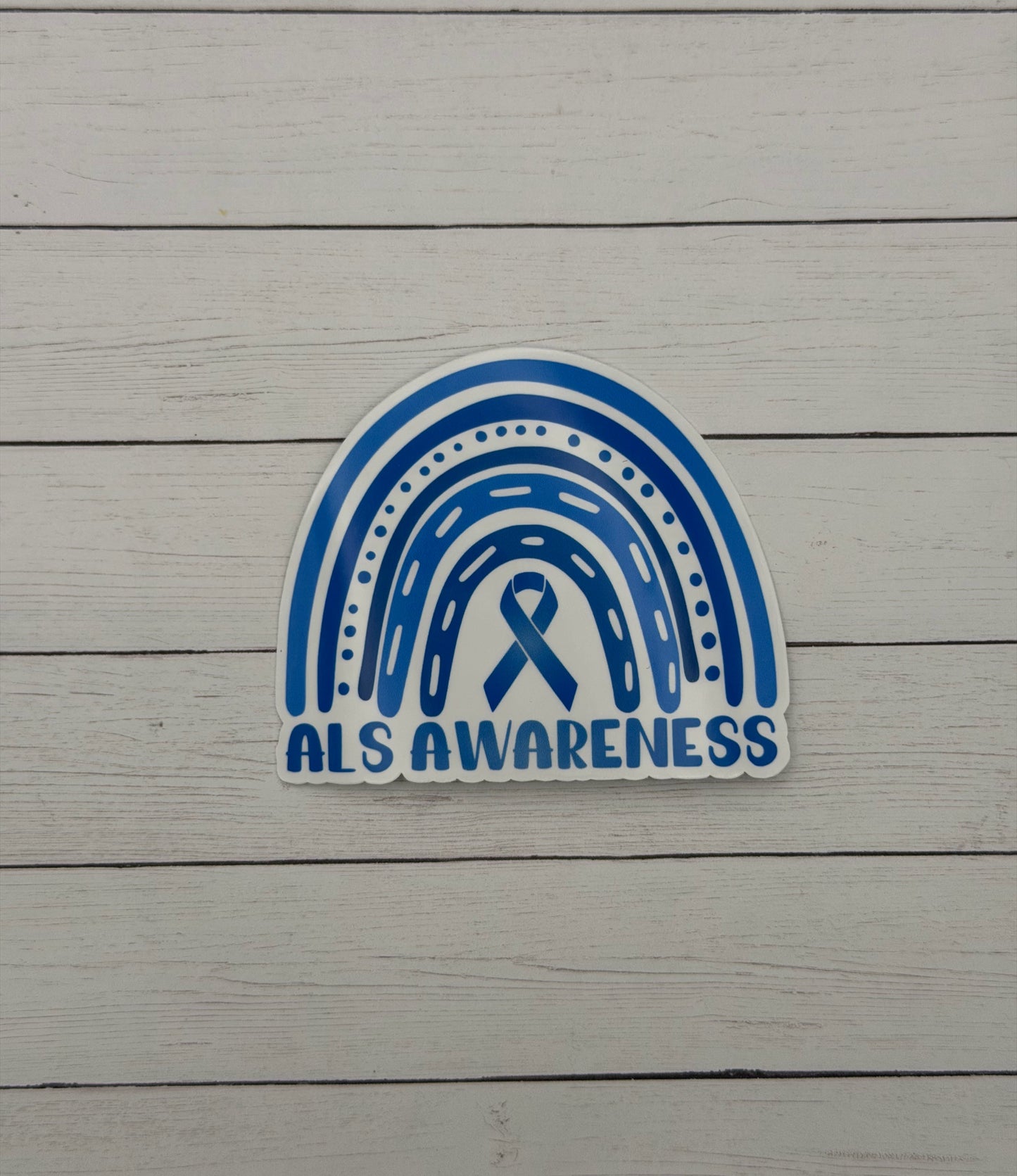 ALS Awareness Rainbow Sticker or Magnet