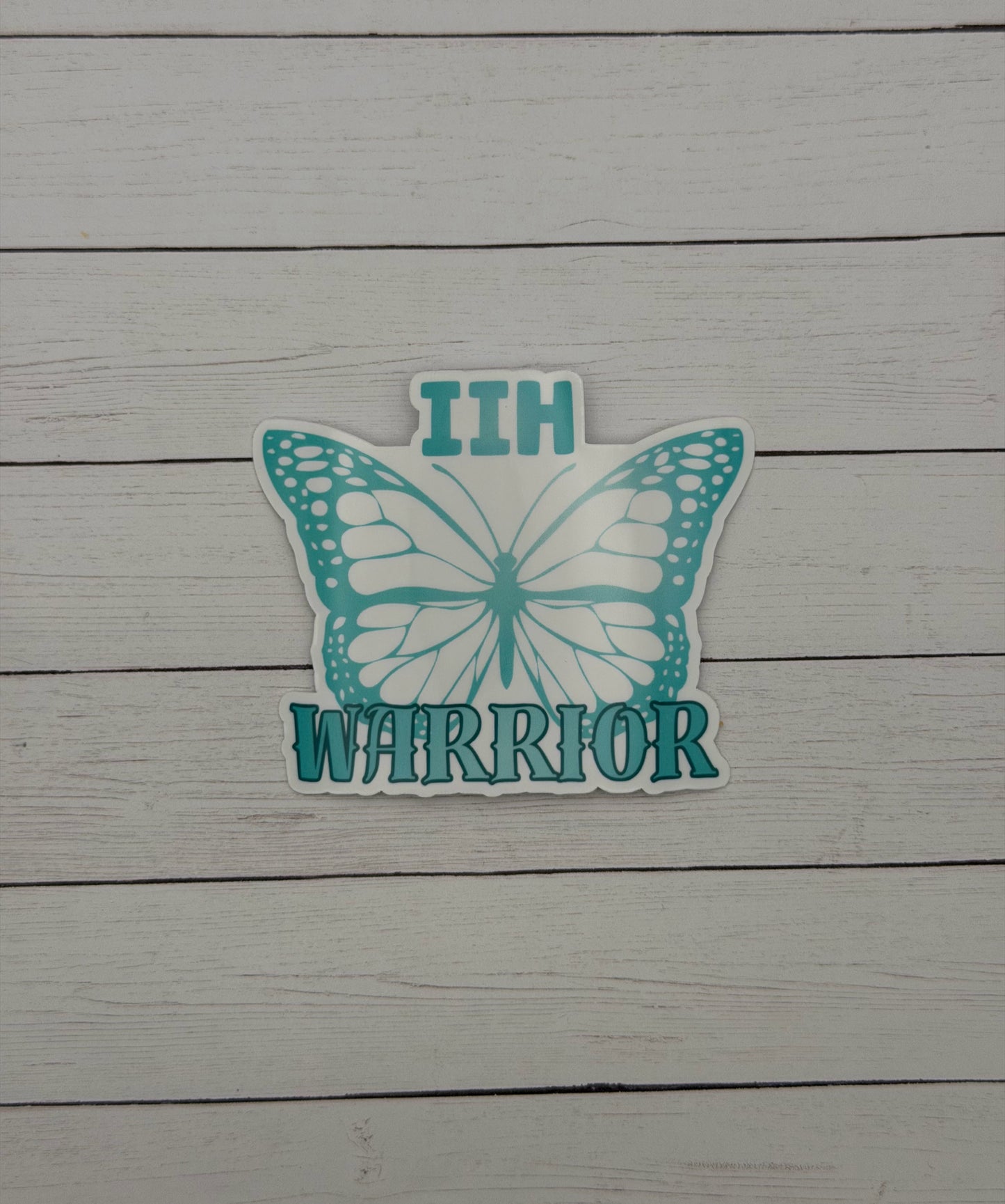 IIH Warrior Butterfly Sticker or Magnet | Idiopathic Intracranial Hypertension