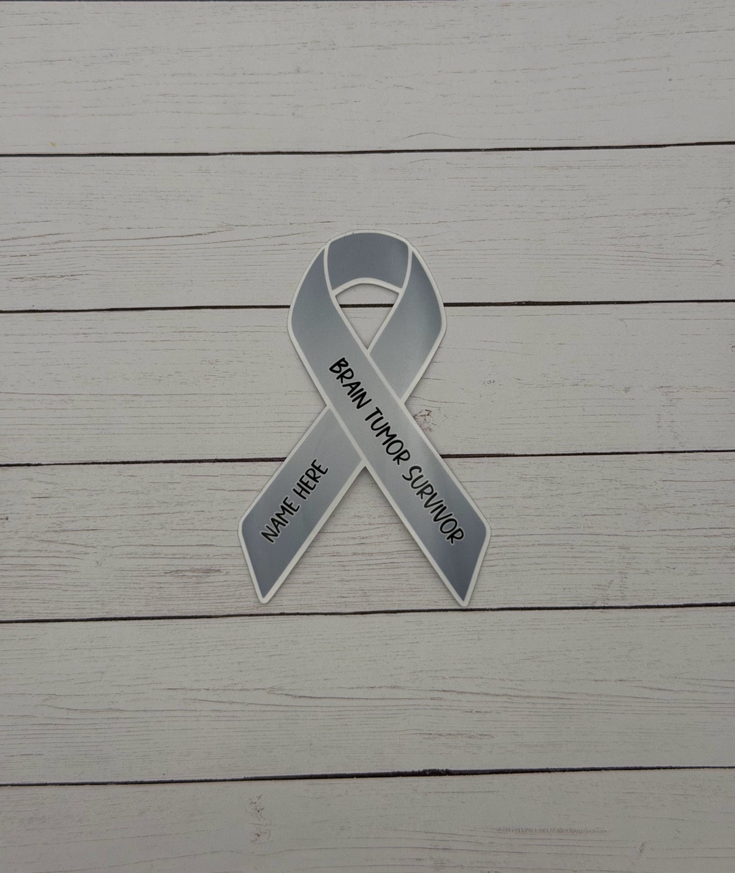 Brain Tumor Survivor Custom Sticker or Magnet