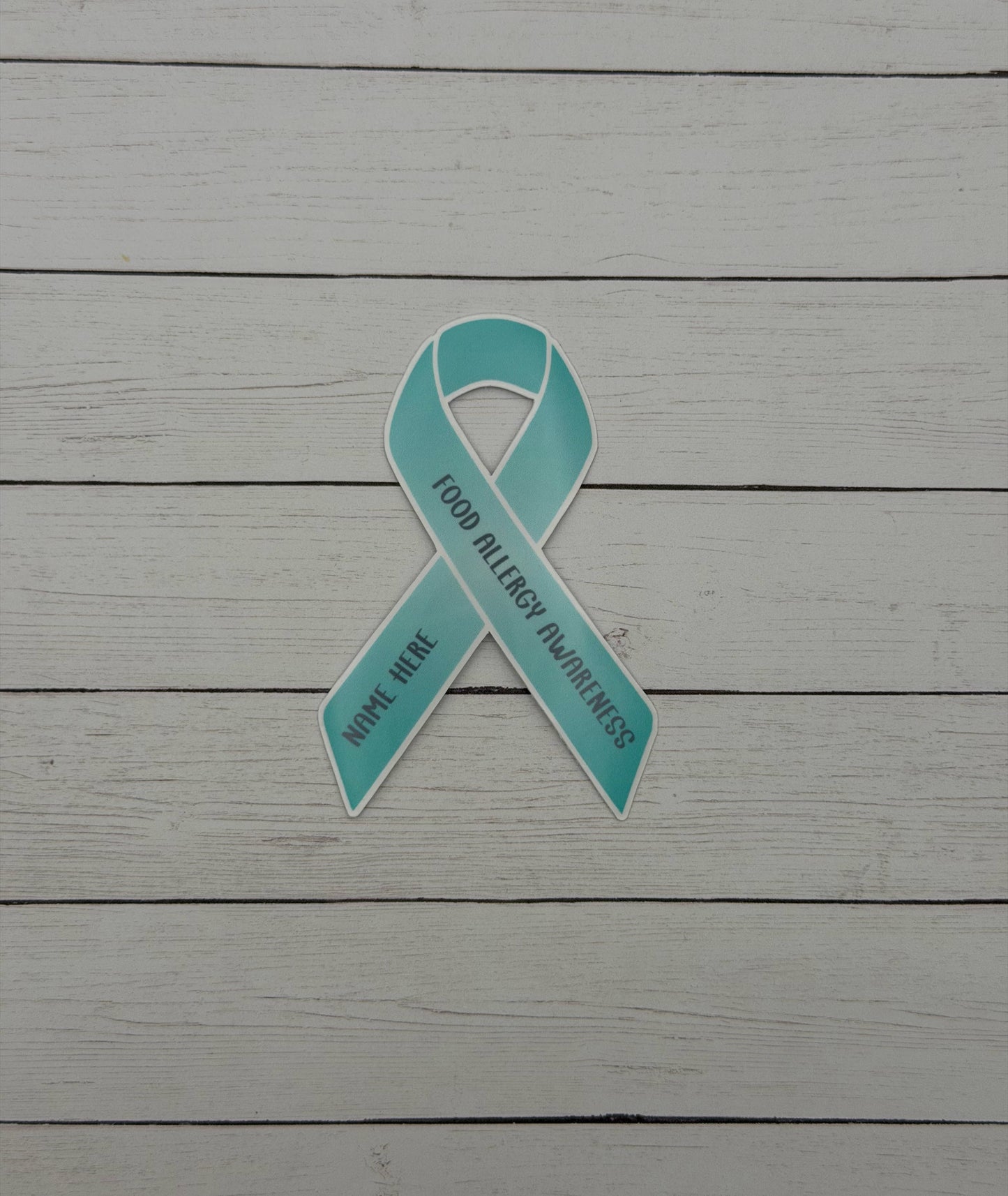 Food Allergy Awareness Custom Sticker or Magnet
