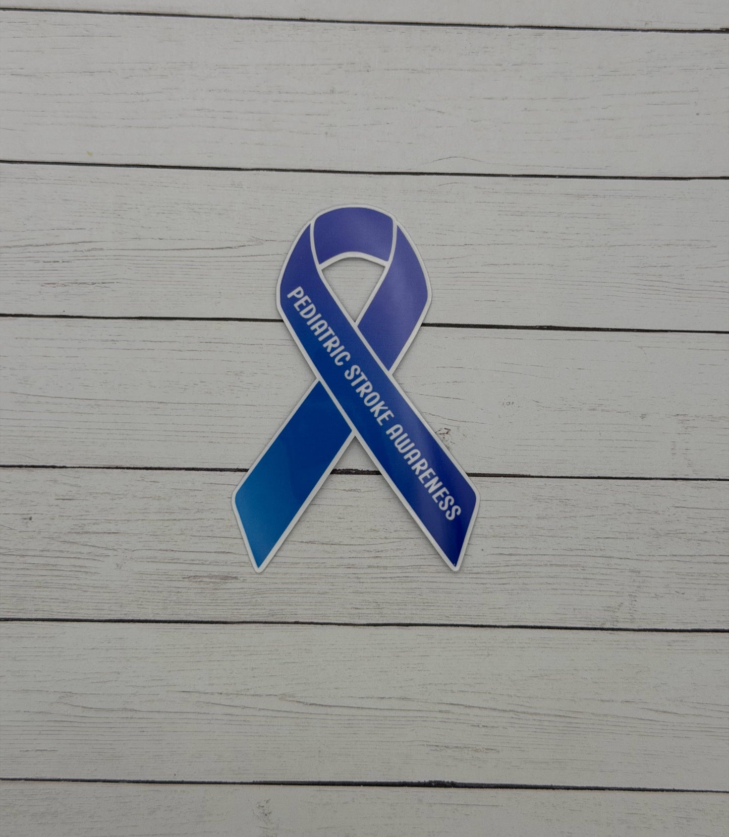 Pediatric Stroke Awareness Ribbon Sticker or Magnet