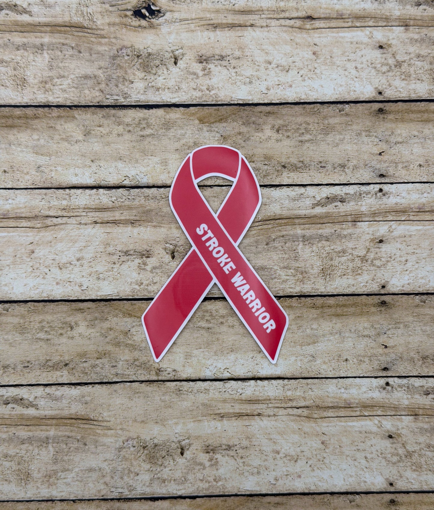 Stroke Warrior Ribbon Sticker or Magnet