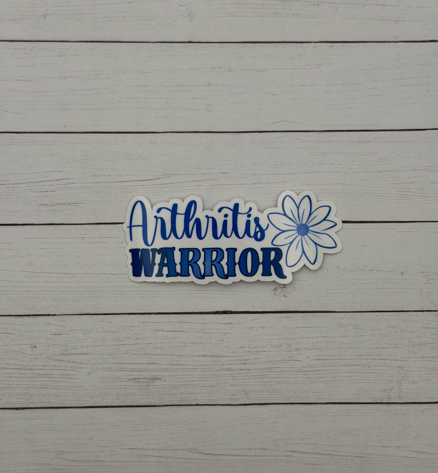 Arthritis Warrior Flower Sticker or Magnet