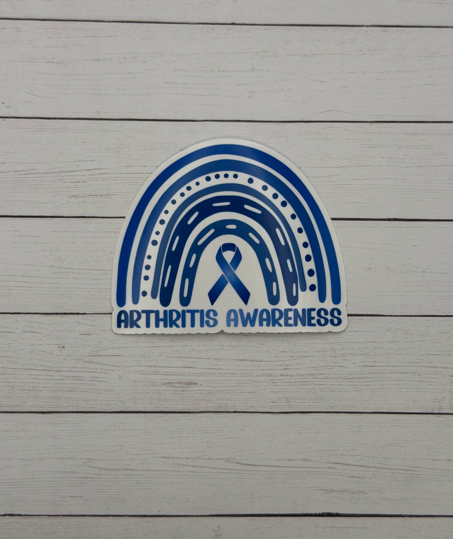 Arthritis Awareness Rainbow Sticker or Magnet