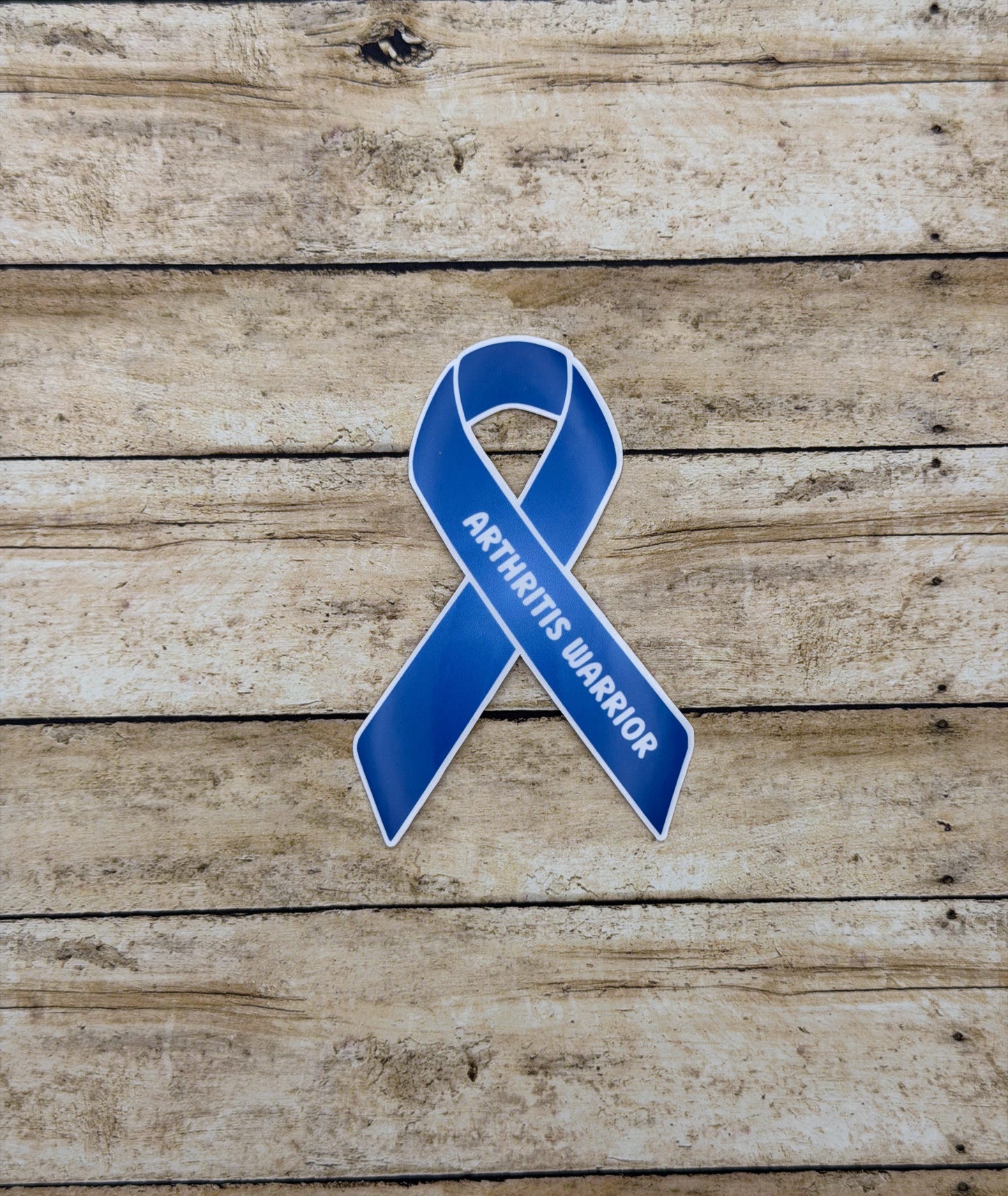 Arthritis Warrior Ribbon Sticker or Magnet