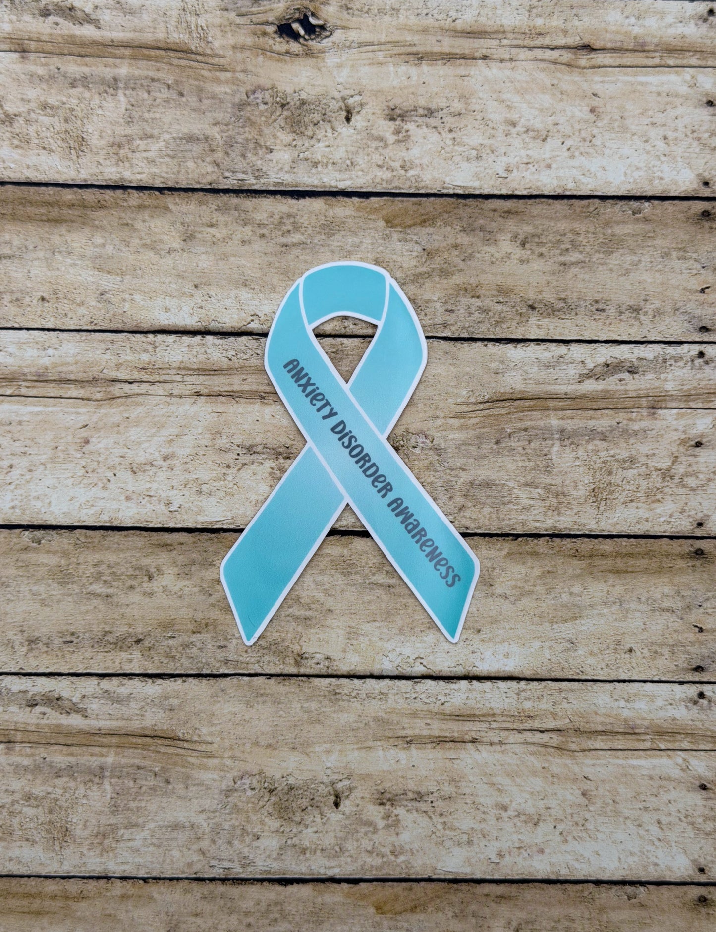 Anxiety Disorder Awareness Ribbon Sticker or Magnet