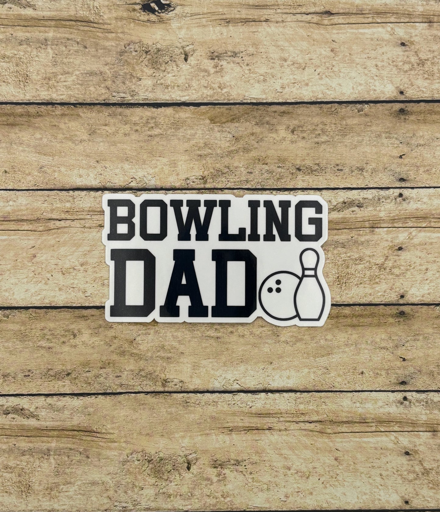 Bowling Dad Sticker