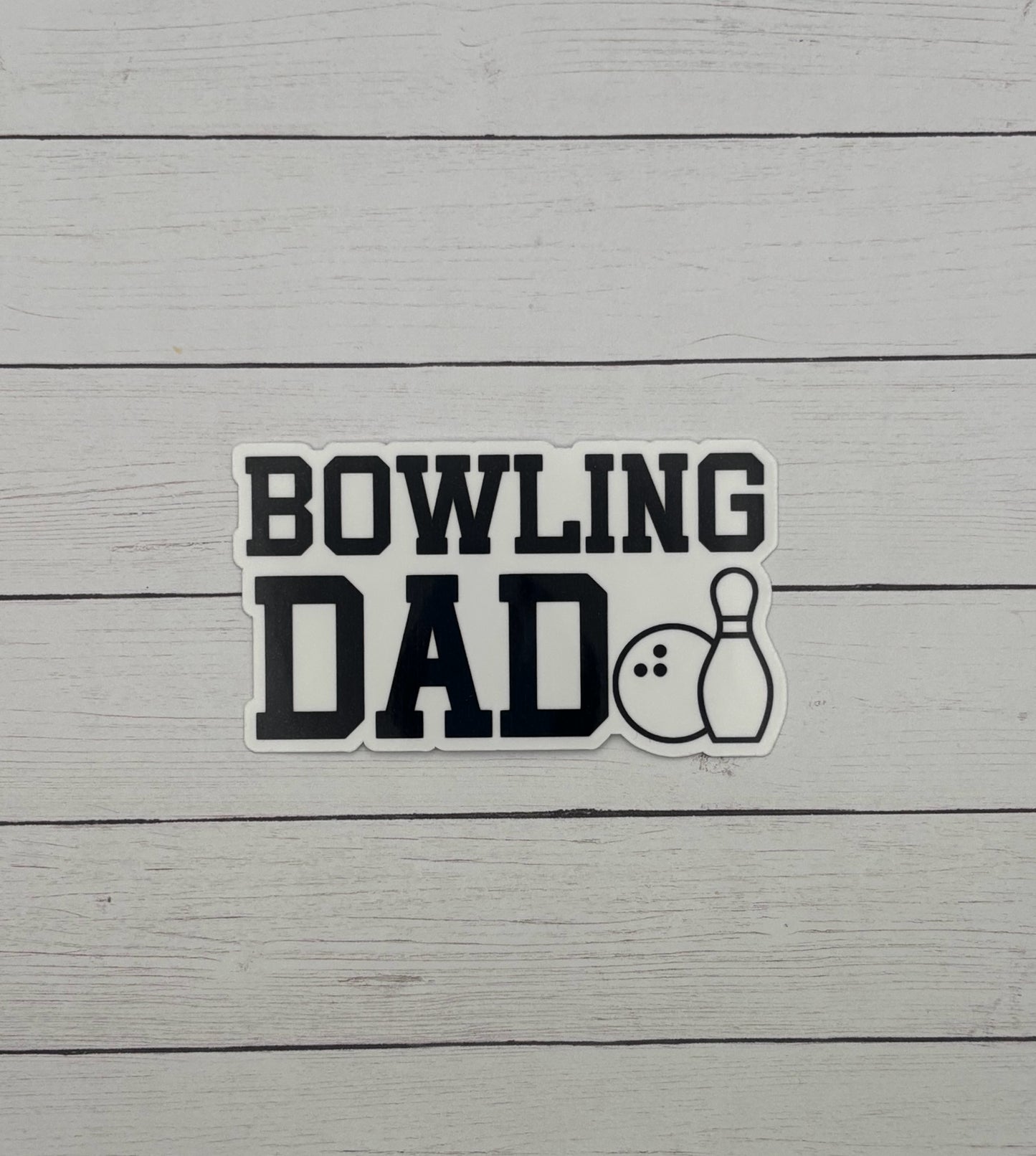 Bowling Dad Sticker