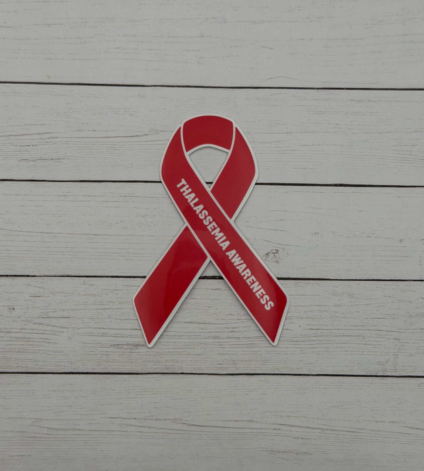 Thalassemia Awareness Ribbon Sticker or Magnet