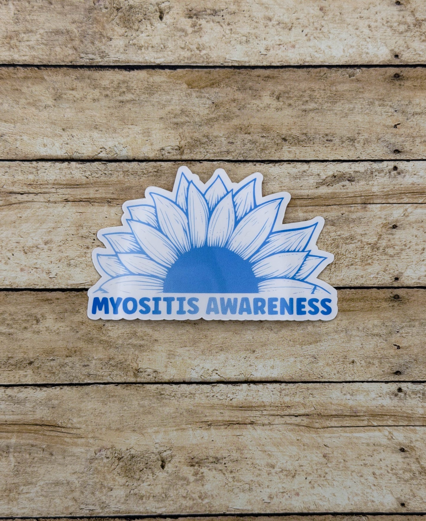 Myositis Awareness Sunflower Sticker or Magnet
