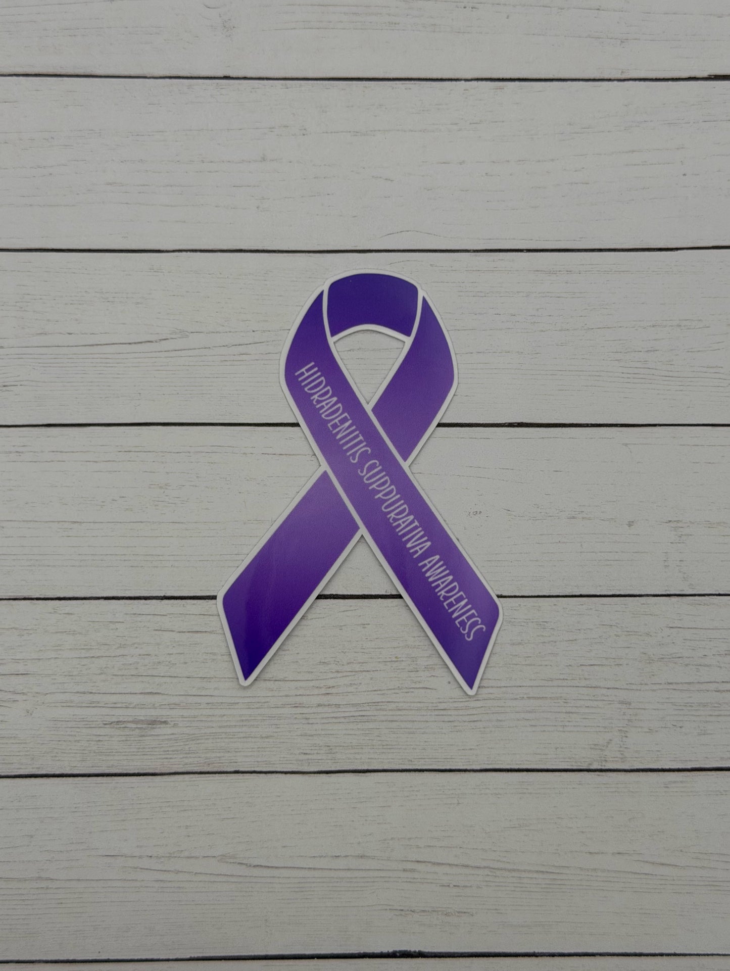 Hidradenitis Suppurativa Awareness Ribbon Sticker or Magnet