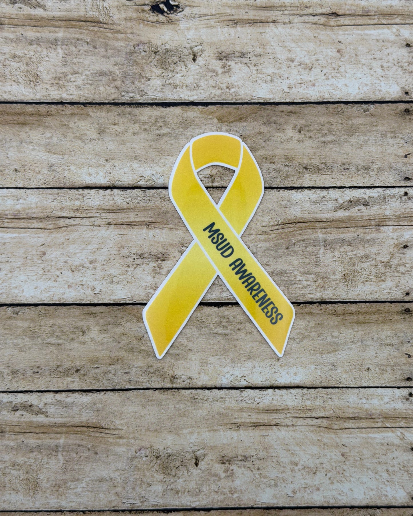 MSUD Awareness Ribbon Sticker or Magnet | Maple Syrup Urine Disease