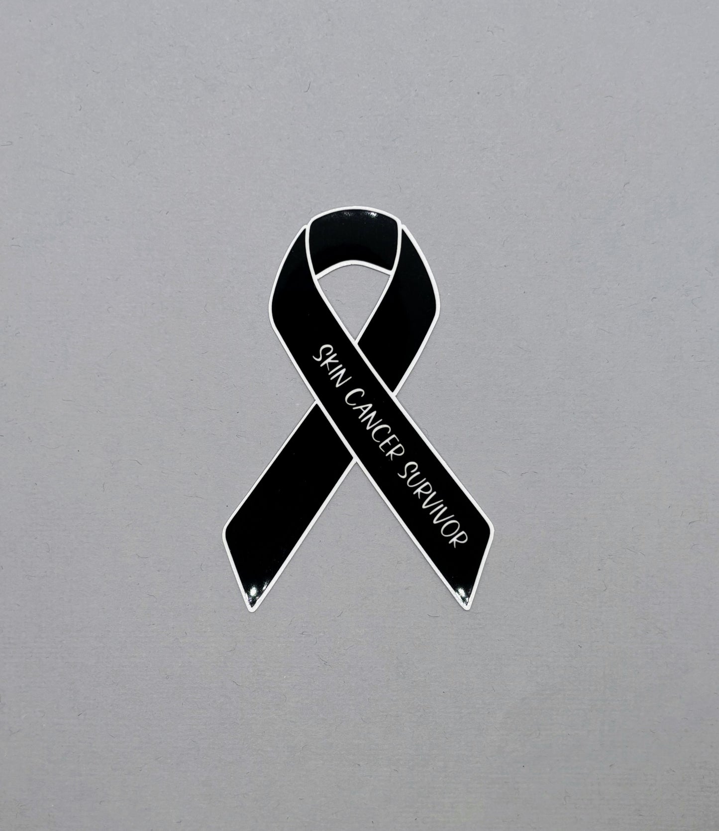 Skin Cancer Survivor Ribbon Sticker