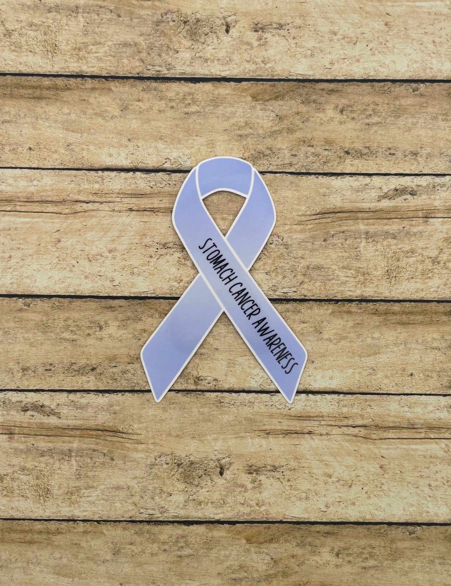 Stomach Cancer Awareness Ribbon Sticker