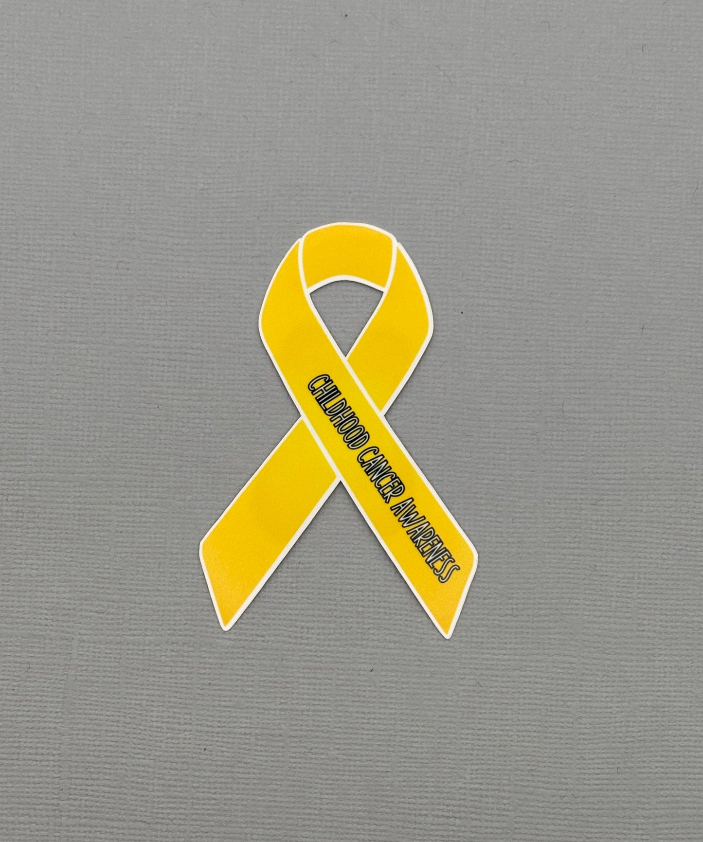 Childhood Cancer Awareness Ribbon Sticker