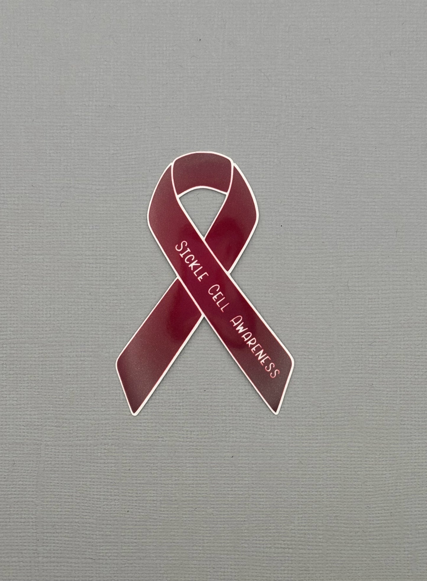 Sickle Cell Awareness Ribbon Sticker