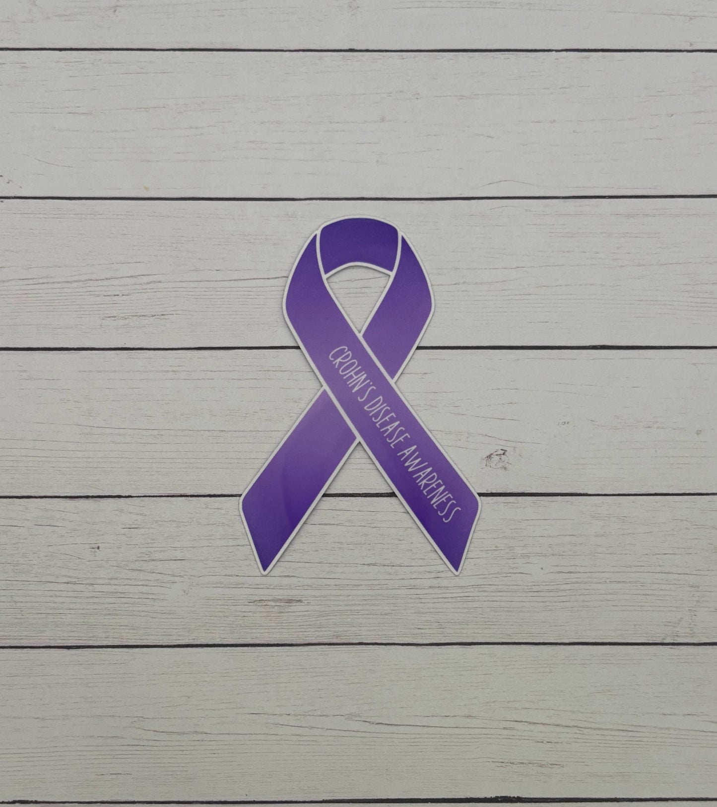 Crohn's Disease Awareness Ribbon Sticker