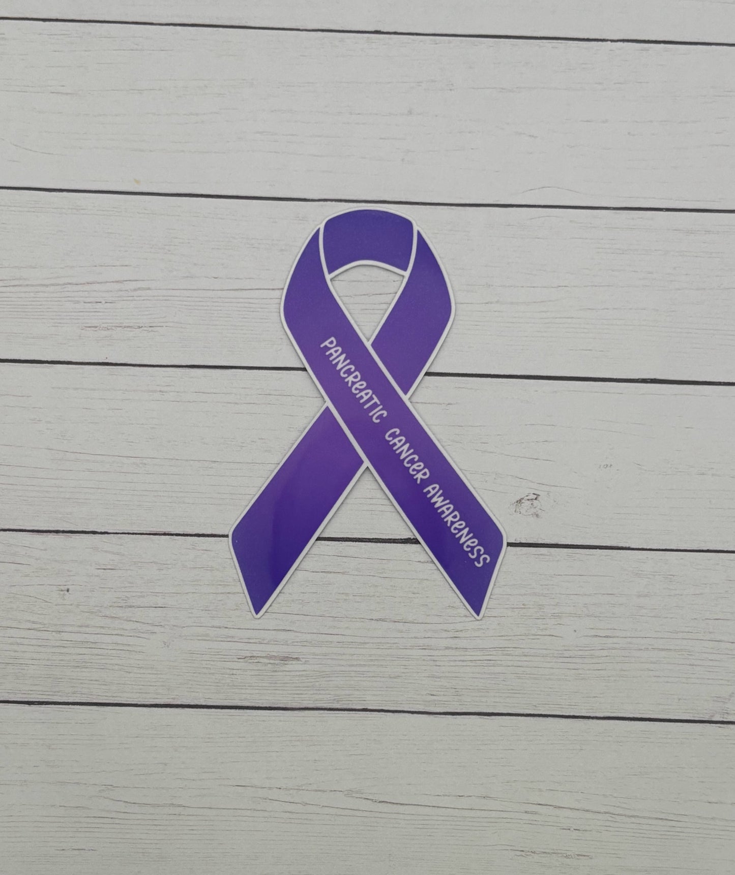 Pancreatic Cancer Awareness Ribbon Sticker