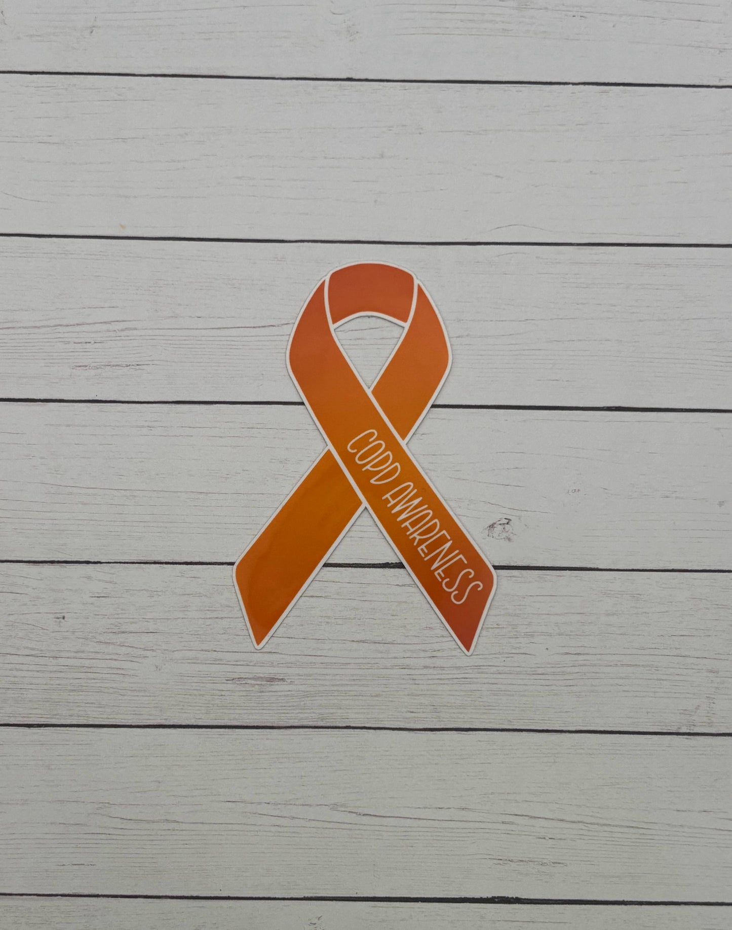 COPD Awareness Ribbon Sticker