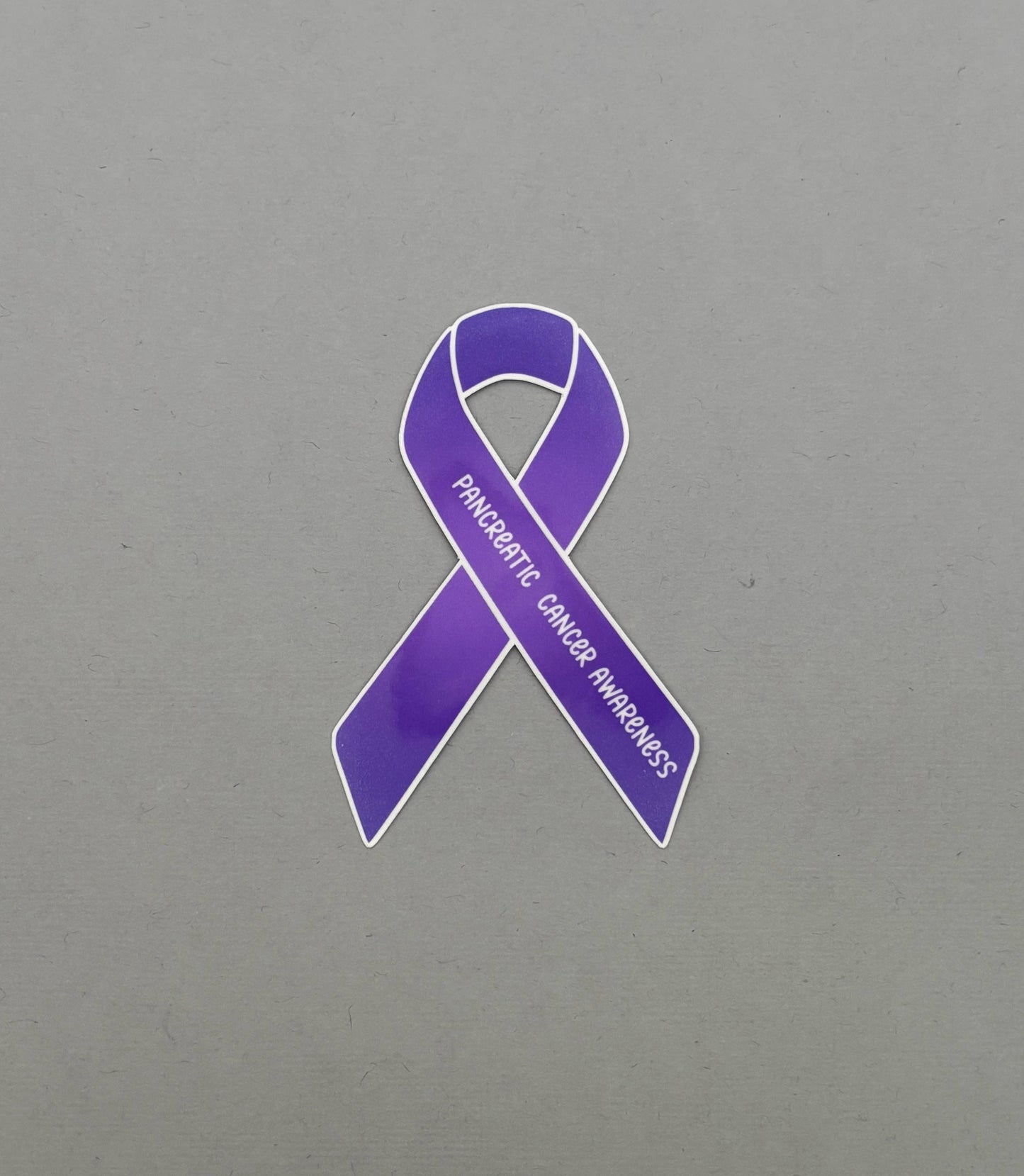 Pancreatic Cancer Awareness Ribbon Sticker