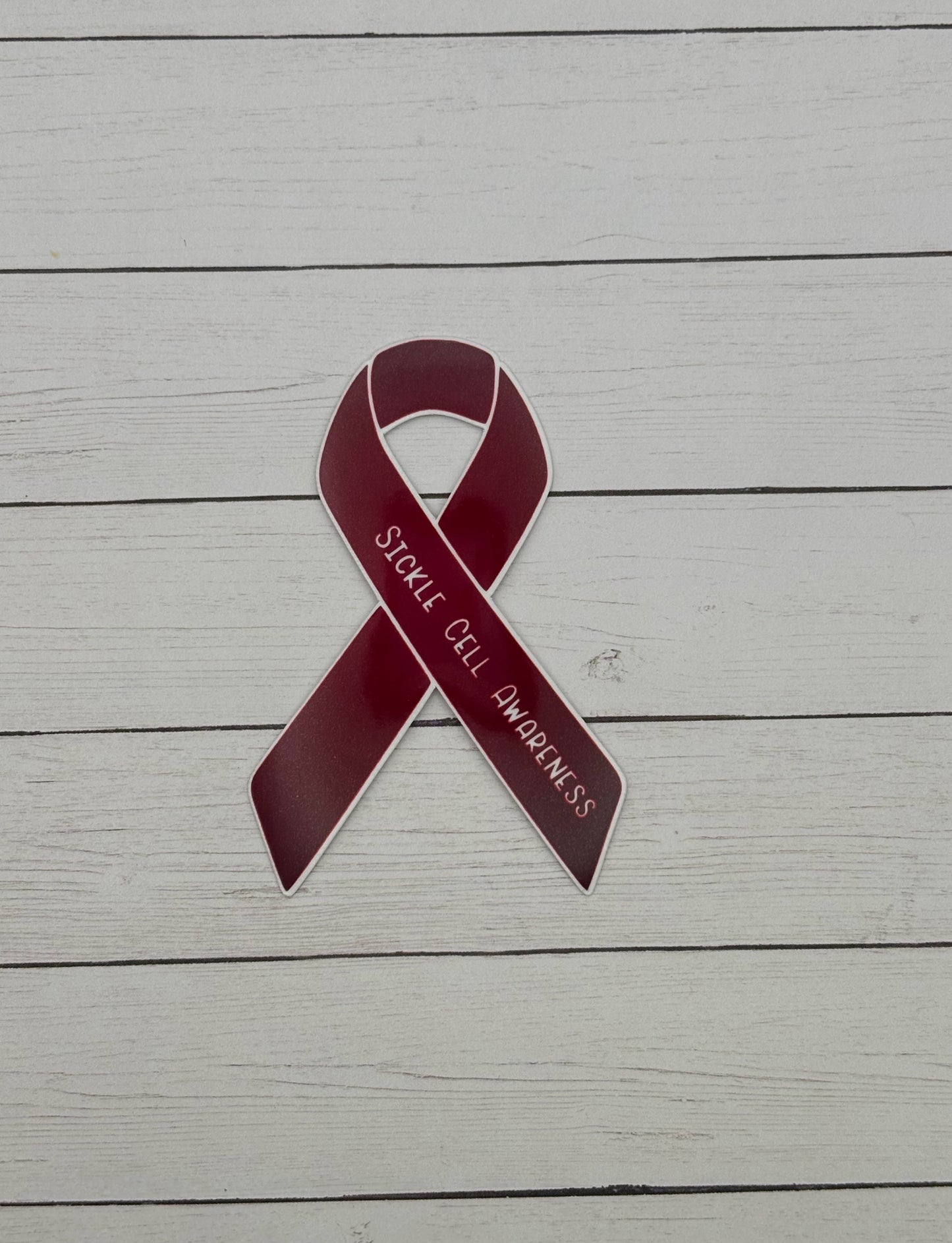 Sickle Cell Awareness Ribbon Sticker